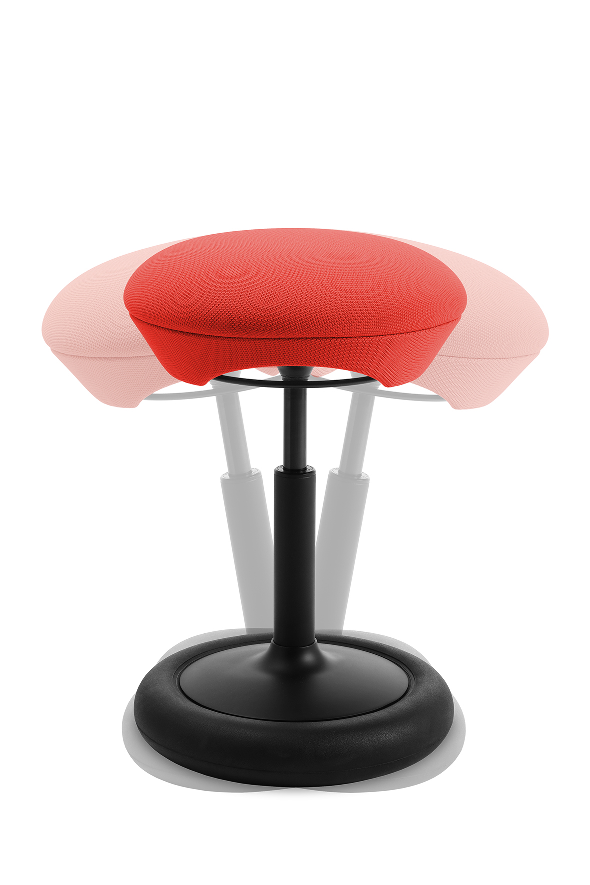 Bürohocker Topstar Airhop rot (Stoff: HI1)