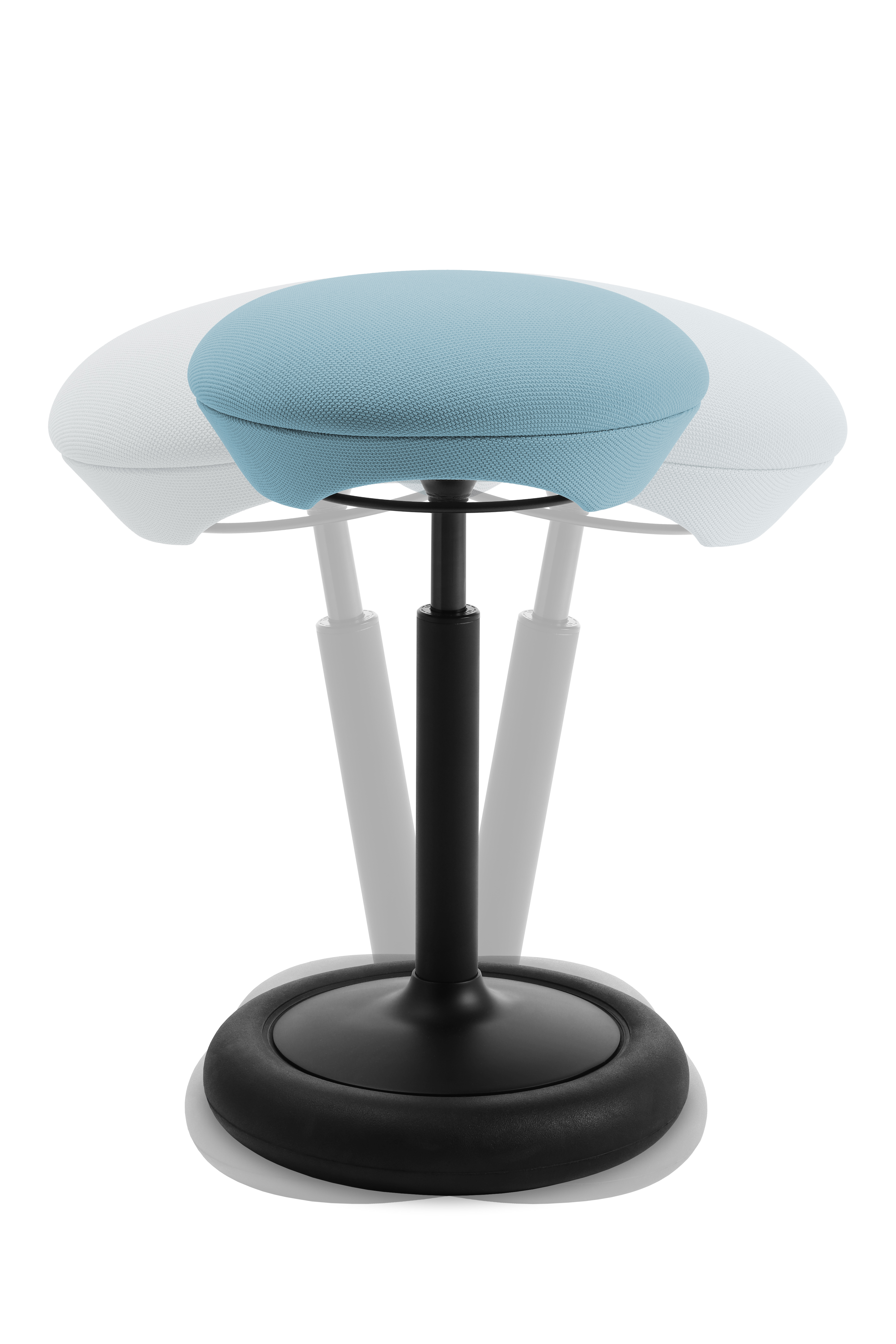 Bürohocker Topstar Airhop High blau (Stoff: HI6)