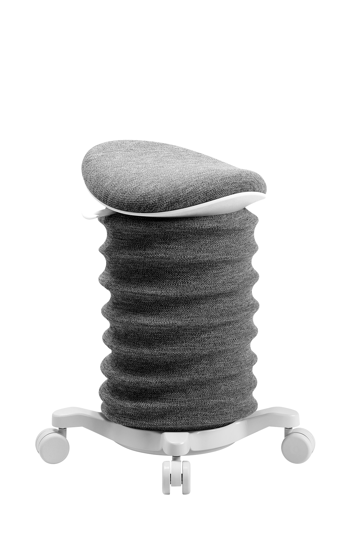 Lifestyle-Hocker Topstar Sitness 4D (mit Rollen) schwarz-weiss