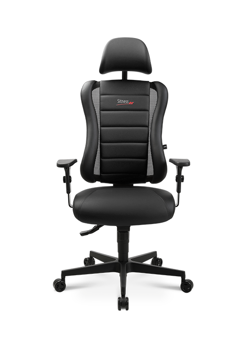 Gaming Stuhl Topstar Sitness RS schwarz mit höhenverstellbarer Armlehne/ mit Kopfstütze
