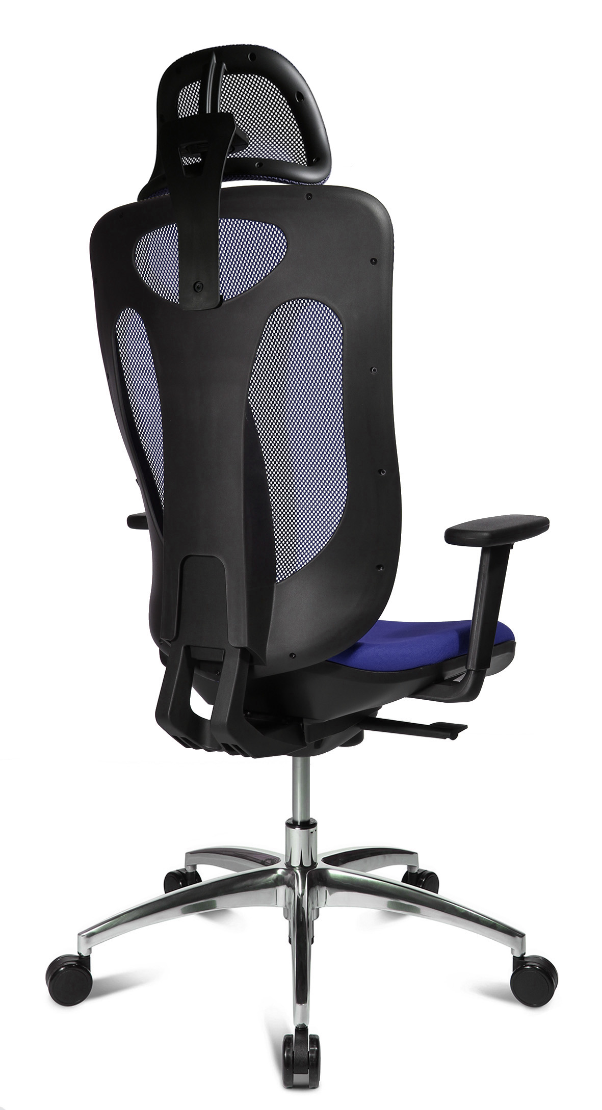 Home-Office Stuhl Sitness Net Pro blau inkl. Kopfstütze