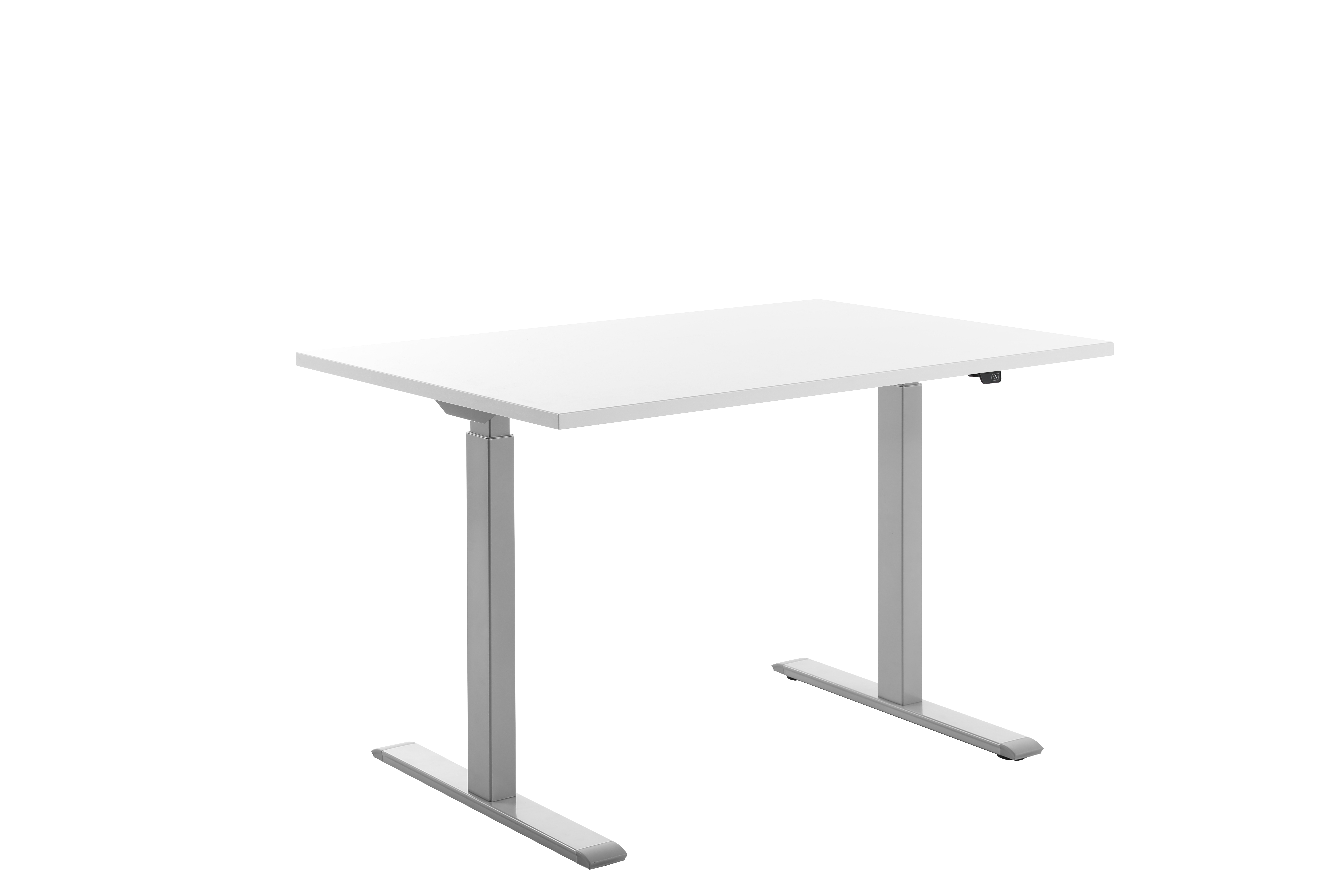 120 x 80 cm Schreibtisch Topstar Ergo E-Table höhenverstellbar - grau, weiss