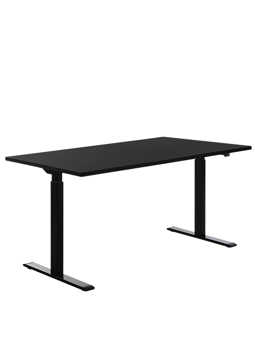 160 x 80 cm Schreibtisch Topstar Color Ergo E-Table schwarz, höhenverstellbar