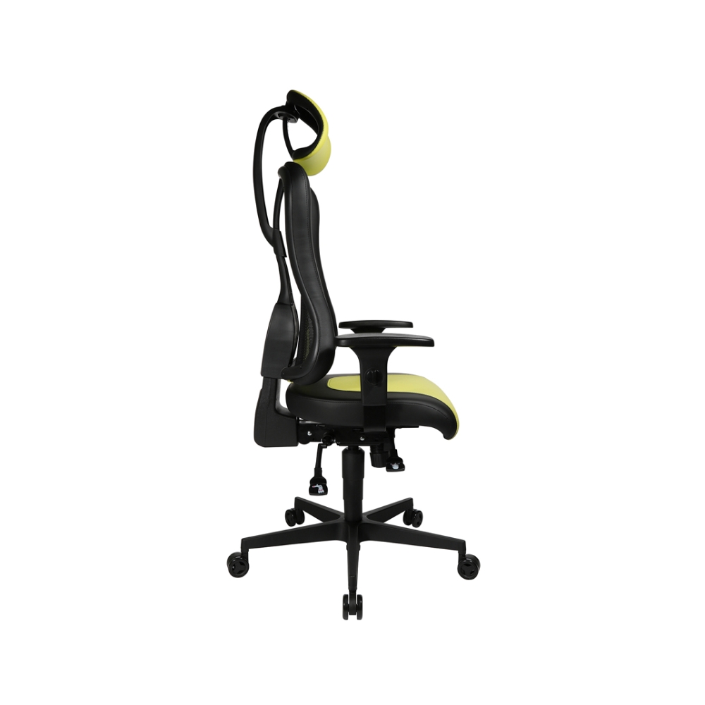 Gaming Stuhl Topstar Sitness RS hellgrün mit höhenverstellbarer Armlehne/ mit Kopfstütze