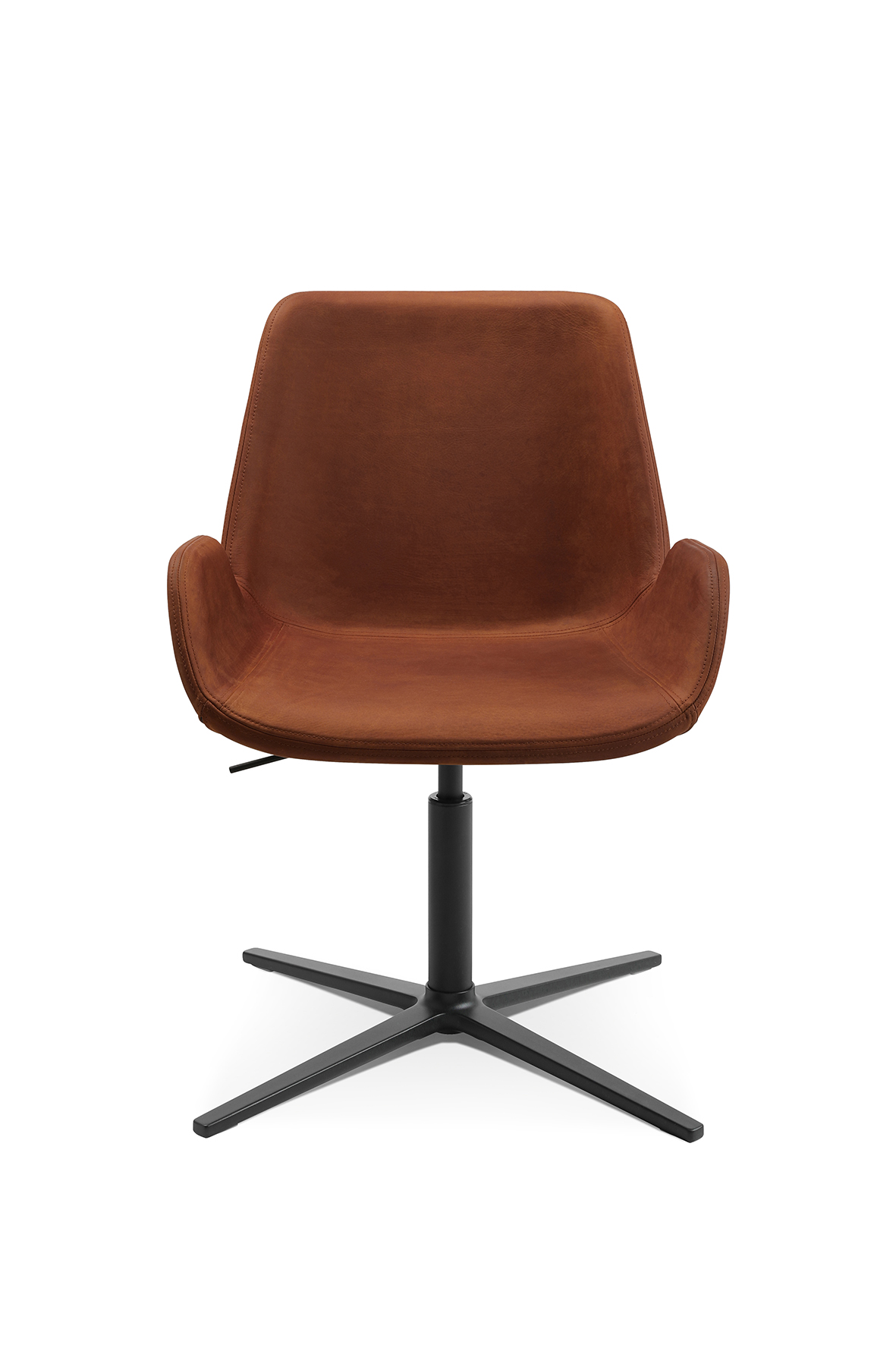 Loungesessel Wagner W-Cube 7 cognac vintage Echtleder