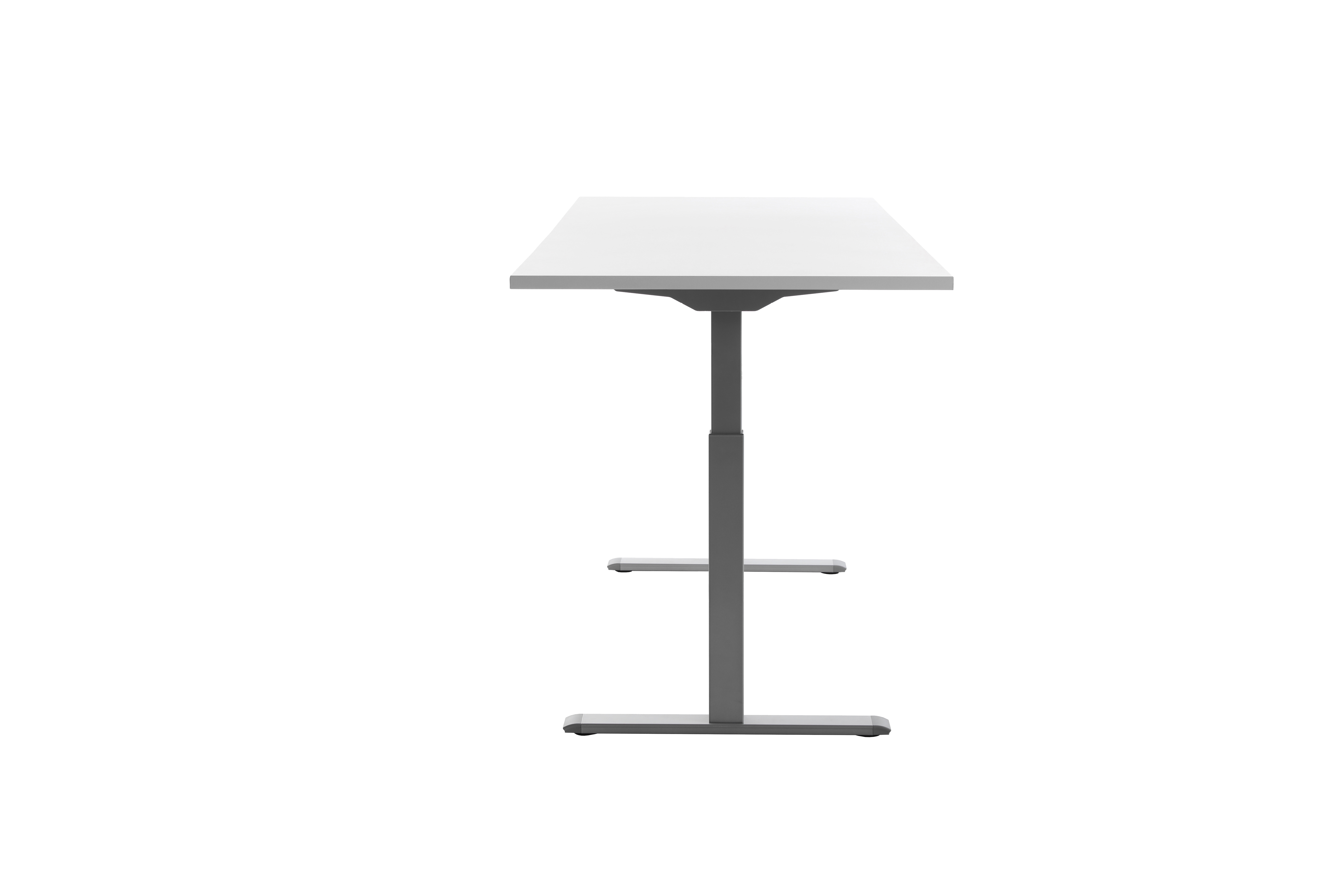 180 x 80 cm Schreibtisch Topstar Ergo E-Table höhenverstellbar - grau, weiss