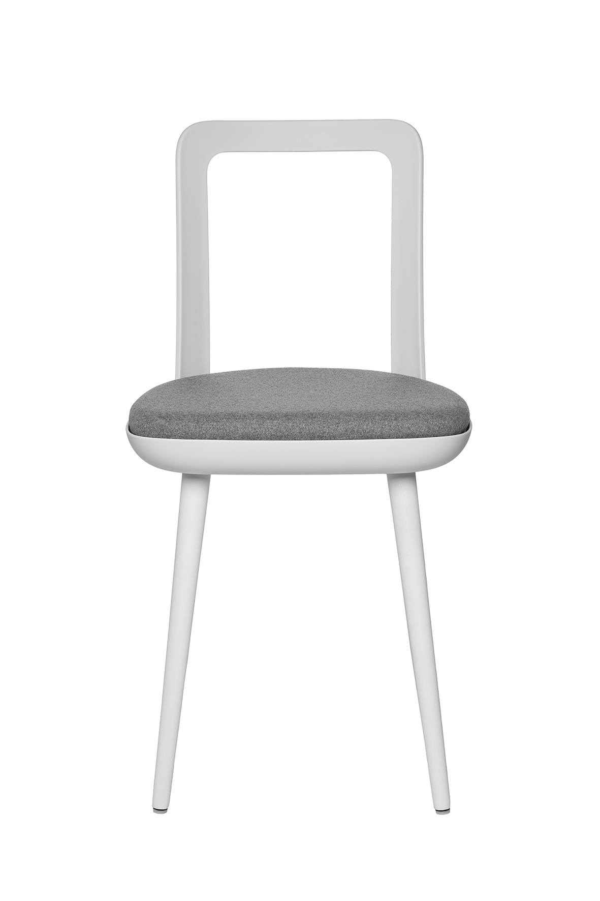 Esszimmerstuhl Wagner W-2020 Chair smokey white - grau (Stoff)