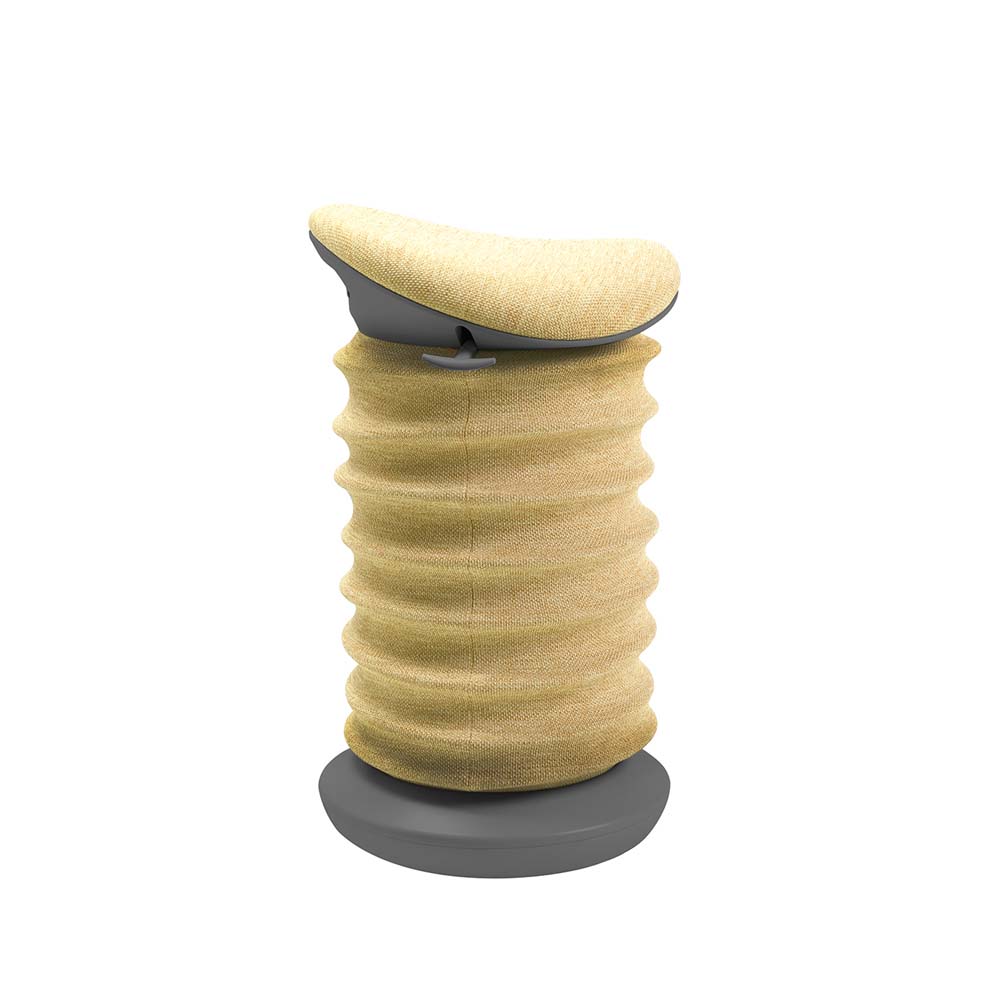 Lifestyle-Hocker Topstar Sitness 4D gelb-grau