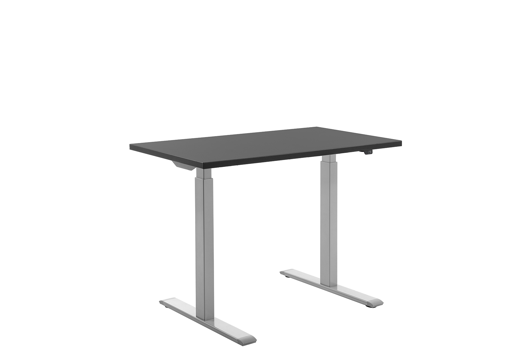 100 x 60 cm Schreibtisch Topstar Ergo E-Table höhenverstellbar - grau, schwarz
