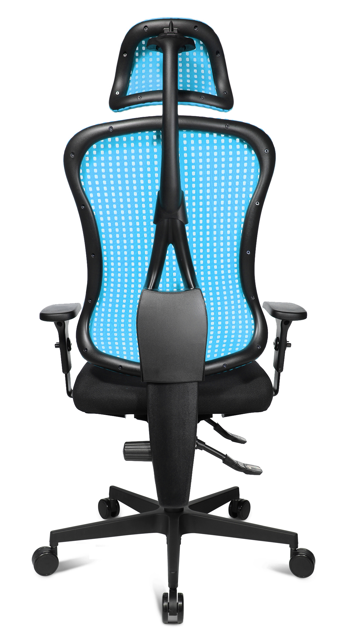 Bürostuhl Topstar Sitness 90 mit Kopfstütze hellblau