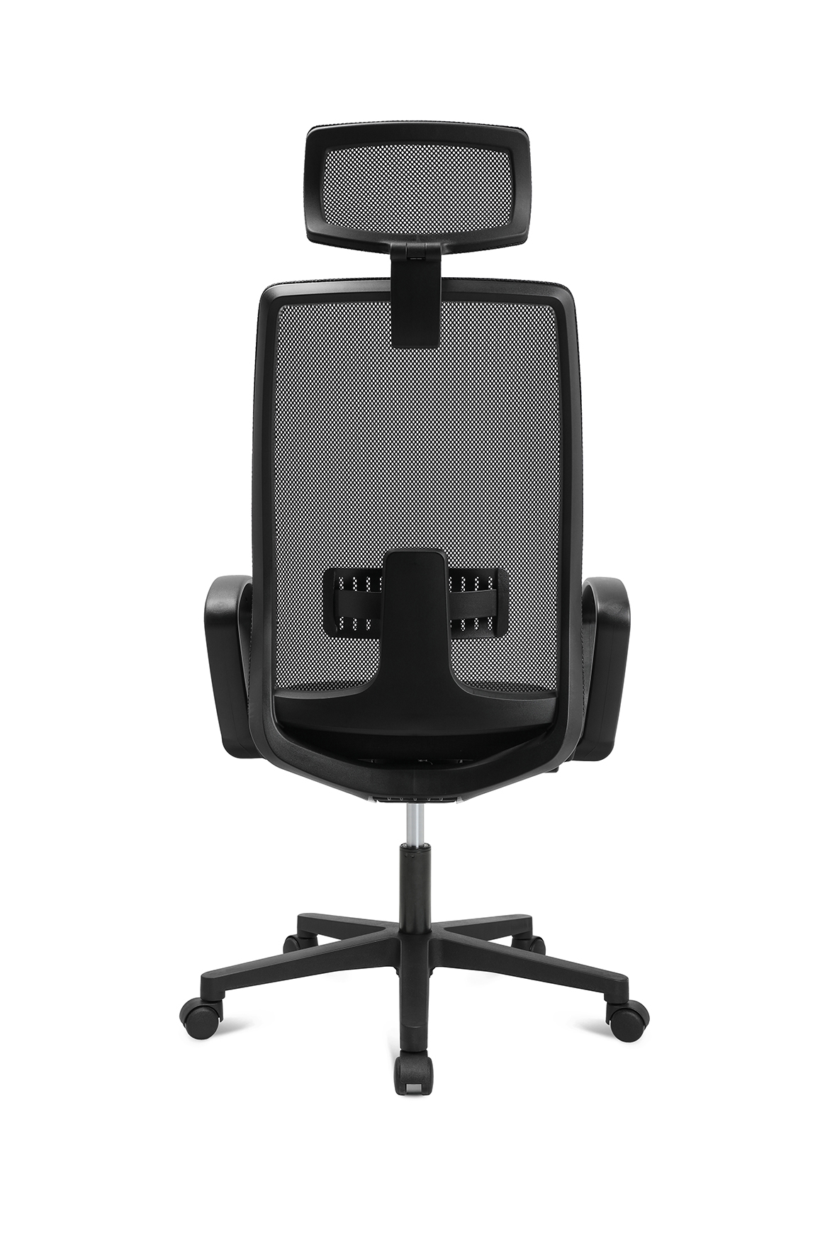 Bürostuhl Living Chairs Basic 20 mit fester Armlehne und Kopfstütze 