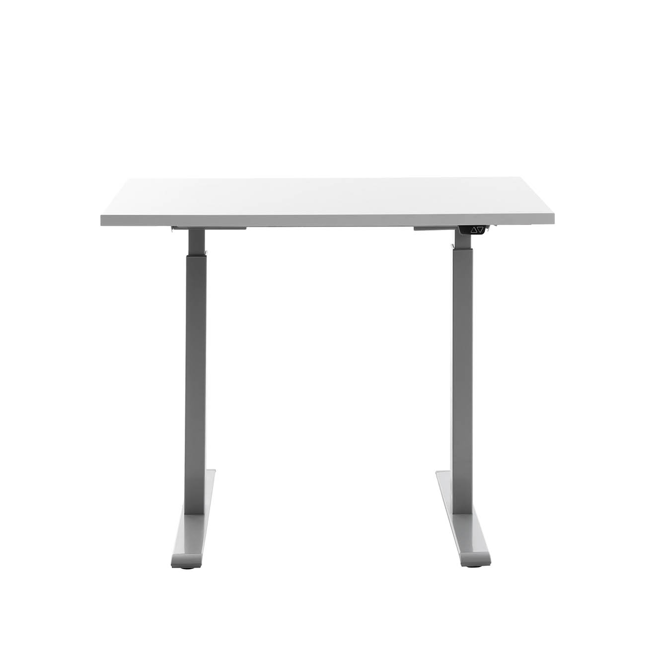 100 x 60 cm Schreibtisch Topstar Ergo E-Table höhenverstellbar - grau, weiss