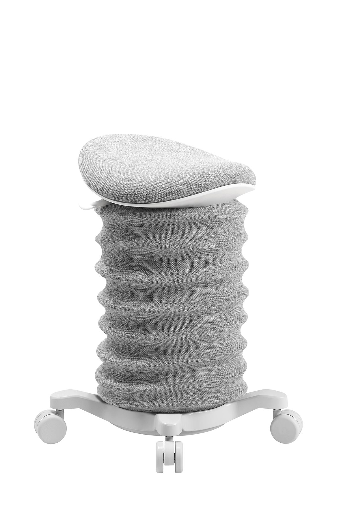 Lifestyle-Hocker Topstar Sitness 4D (mit Rollen) grau-weiss