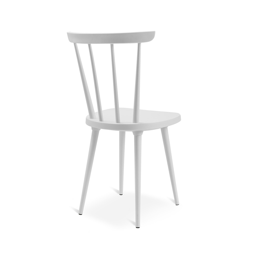 2er-Set Esszimmer-/Outdoorstuhl Wagner W-1960 Chairity weiß
