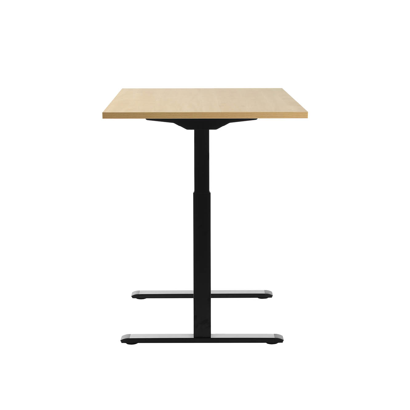 120 x 80 cm Höhenverstellbarer Schreibtisch Topstar Ergo E-Table - schwarz, Ahorn