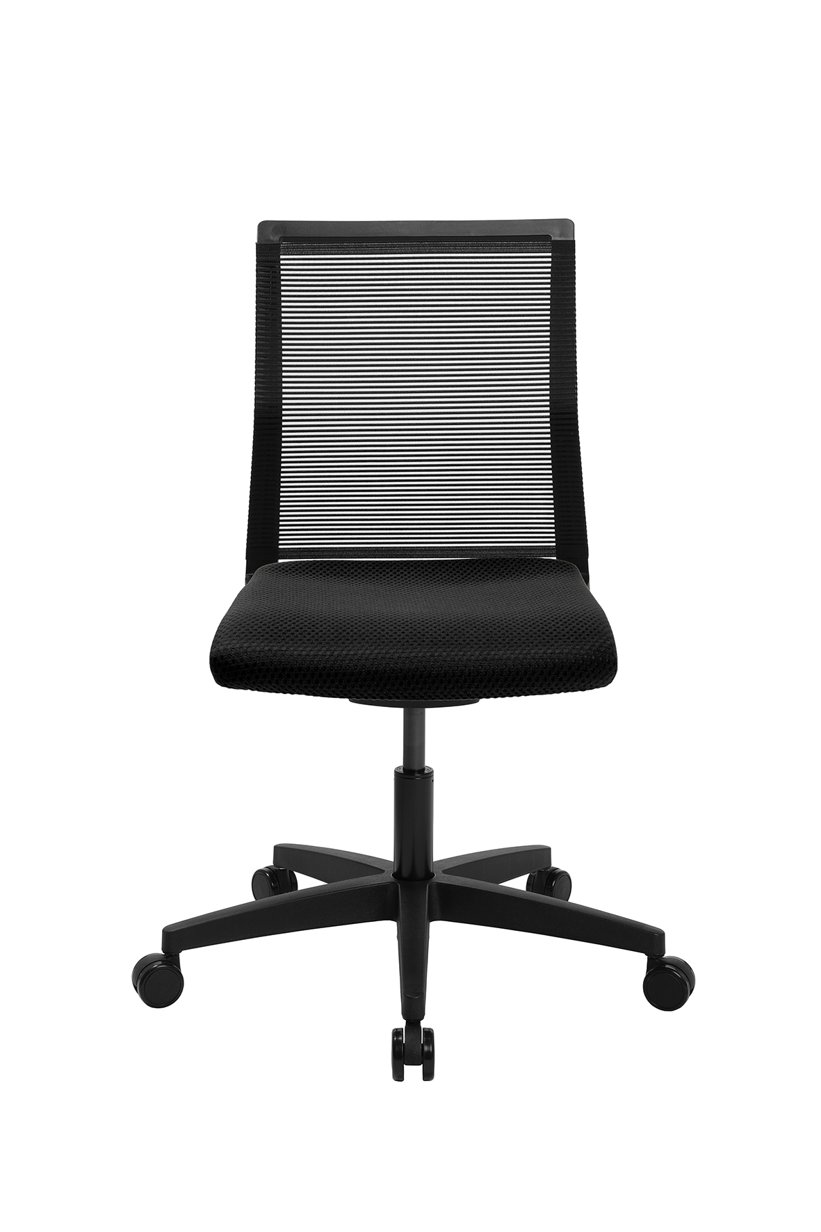 Home-Office Stuhl Sitness Smart Point schwarz mit Netz ohne Armlehne