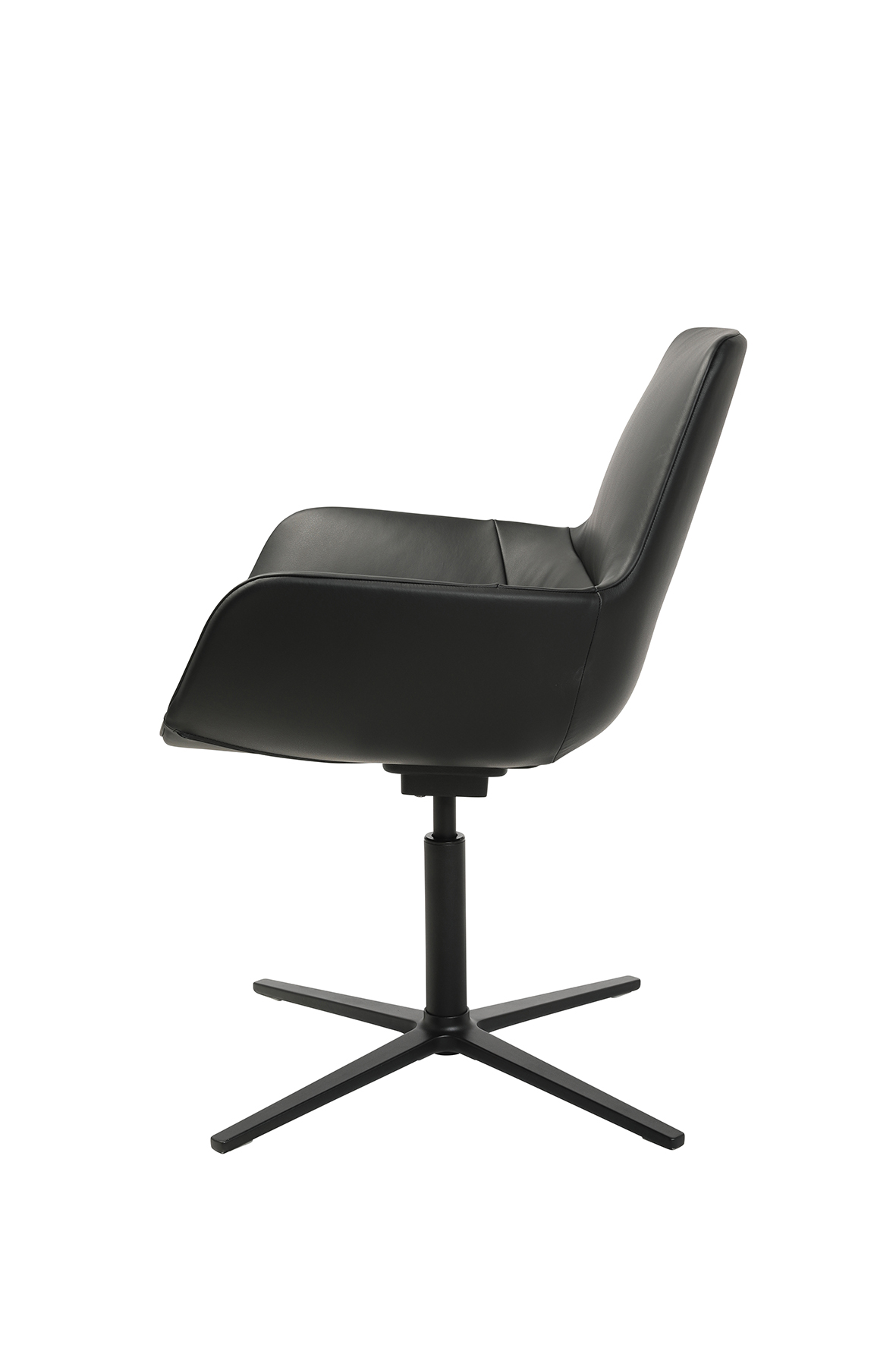 Loungesessel Wagner W-Club Leder schwarz