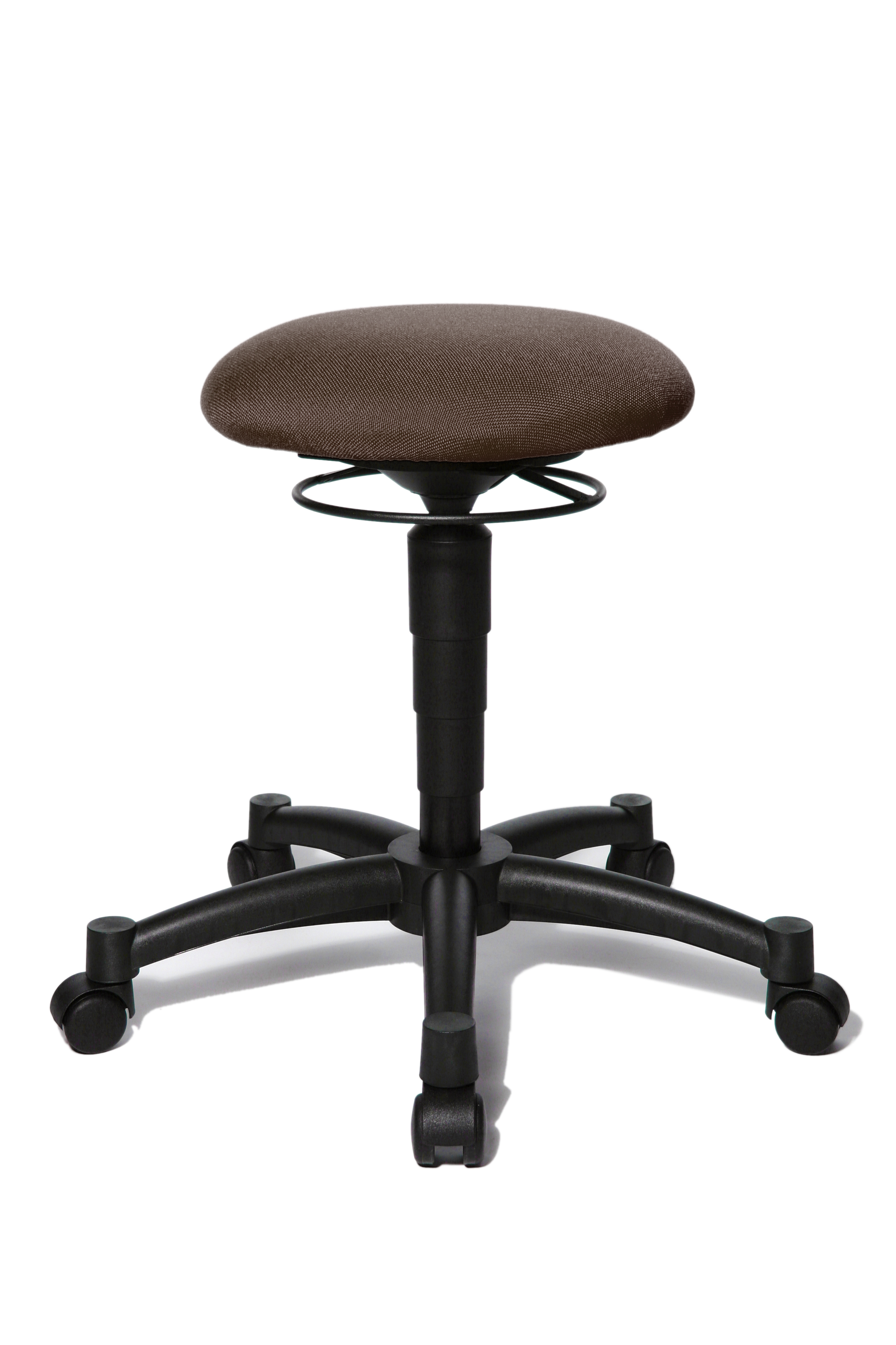 Fitness-Hocker Topstar Body Balance 10 Stoff dunkelbraun