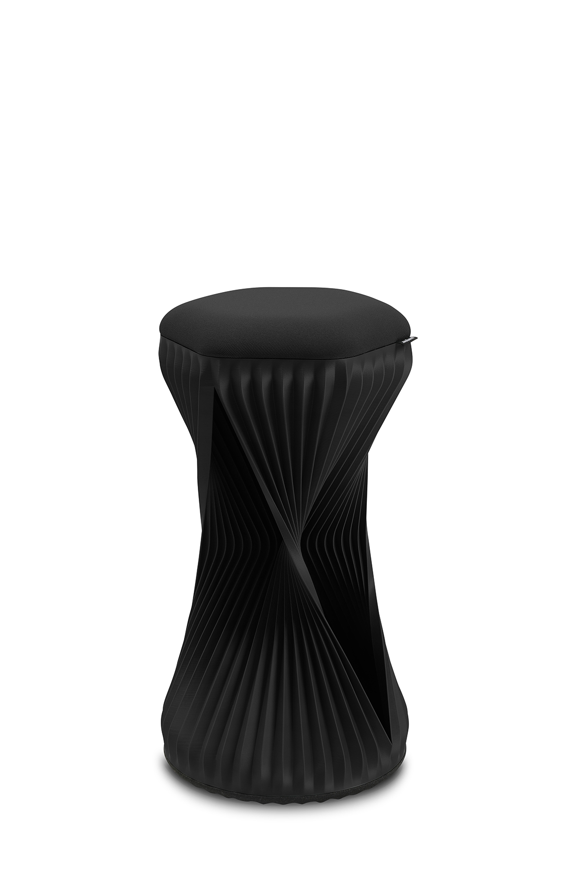 Designhocker W³D #wagnerdesignlab stoff schwarz 600mm