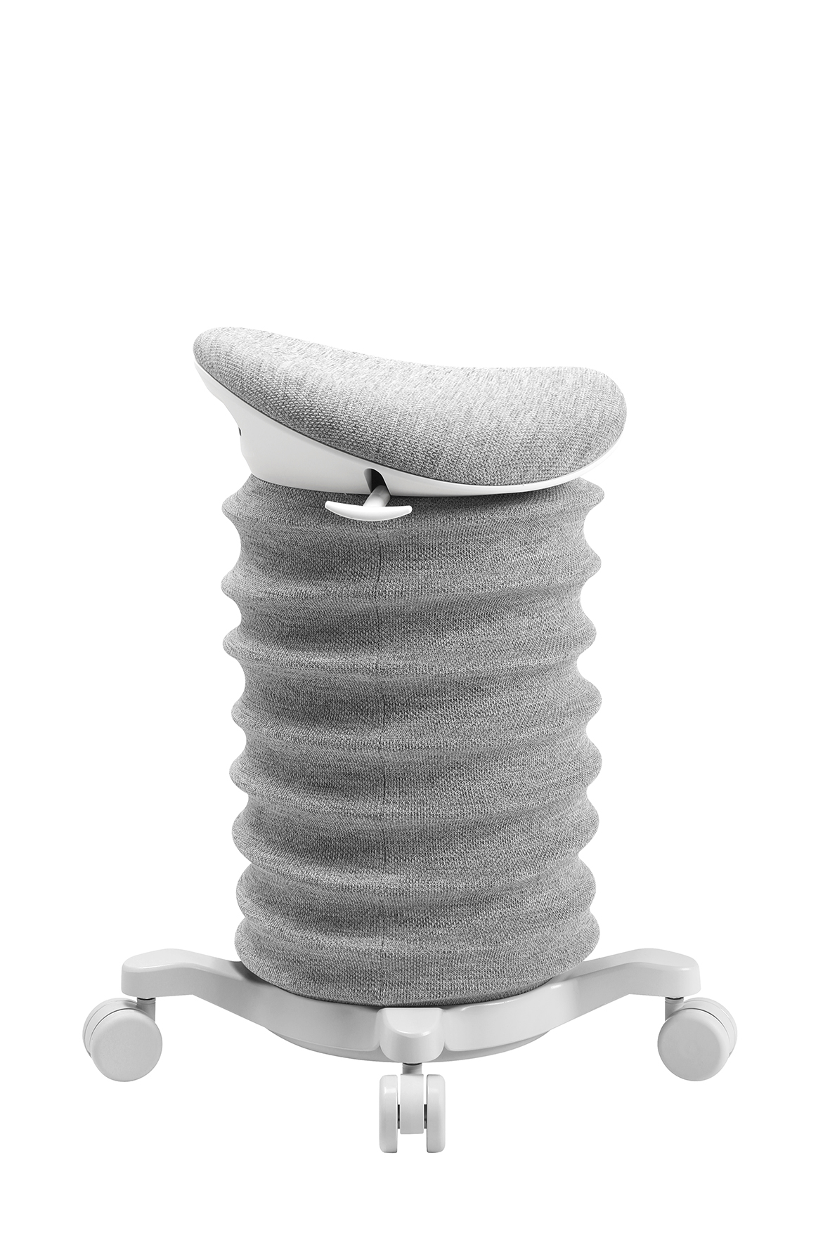 Lifestyle-Hocker Topstar Sitness 4D (mit Rollen) grau-weiss