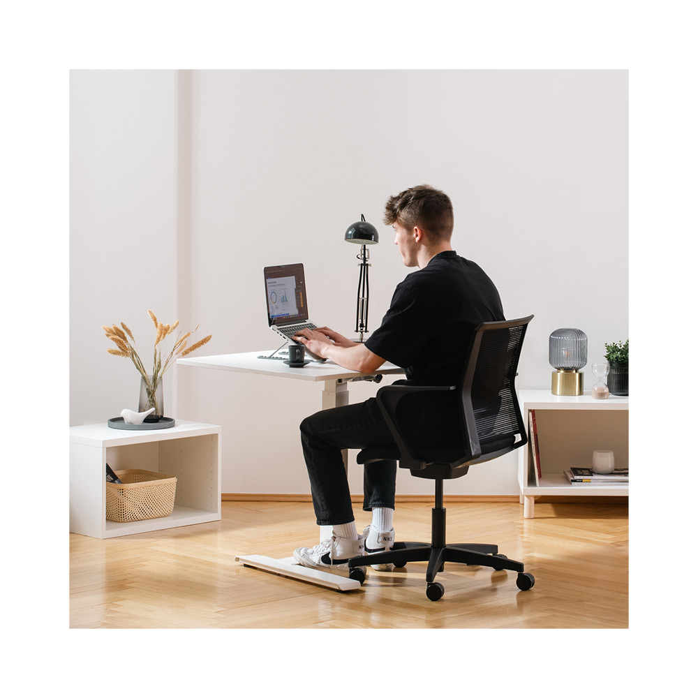 Home-Office Stuhl Sitness Smart Point rosa mit fester Armlehne