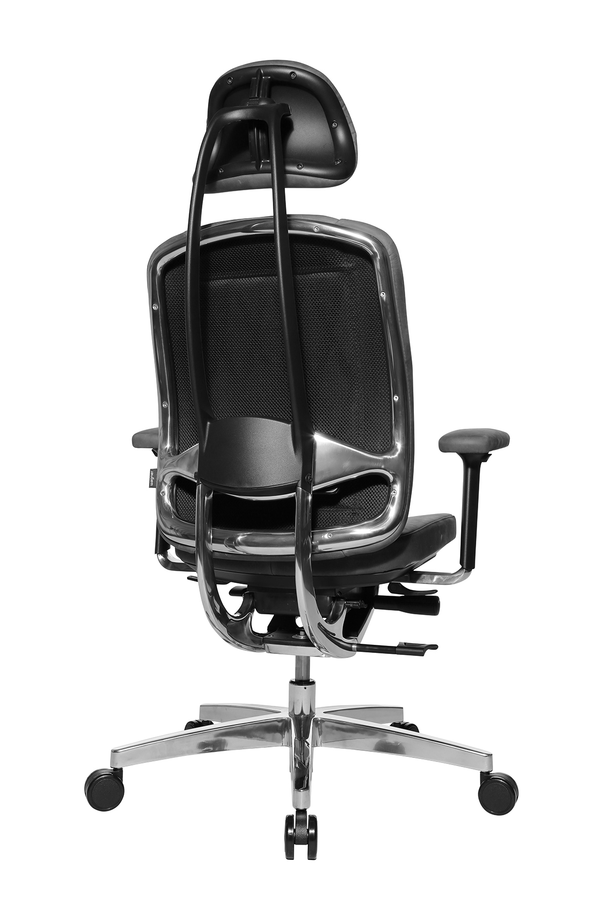 Premium Bürostuhl Wagner AluMedic Limited S grau Vintage