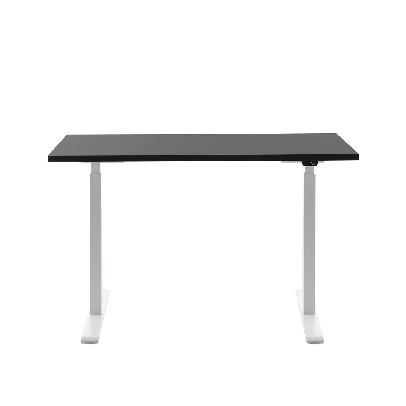 120 x 60 cm Schreibtisch Topstar Ergo E-Table höhenverstellbar - weiss, schwarz