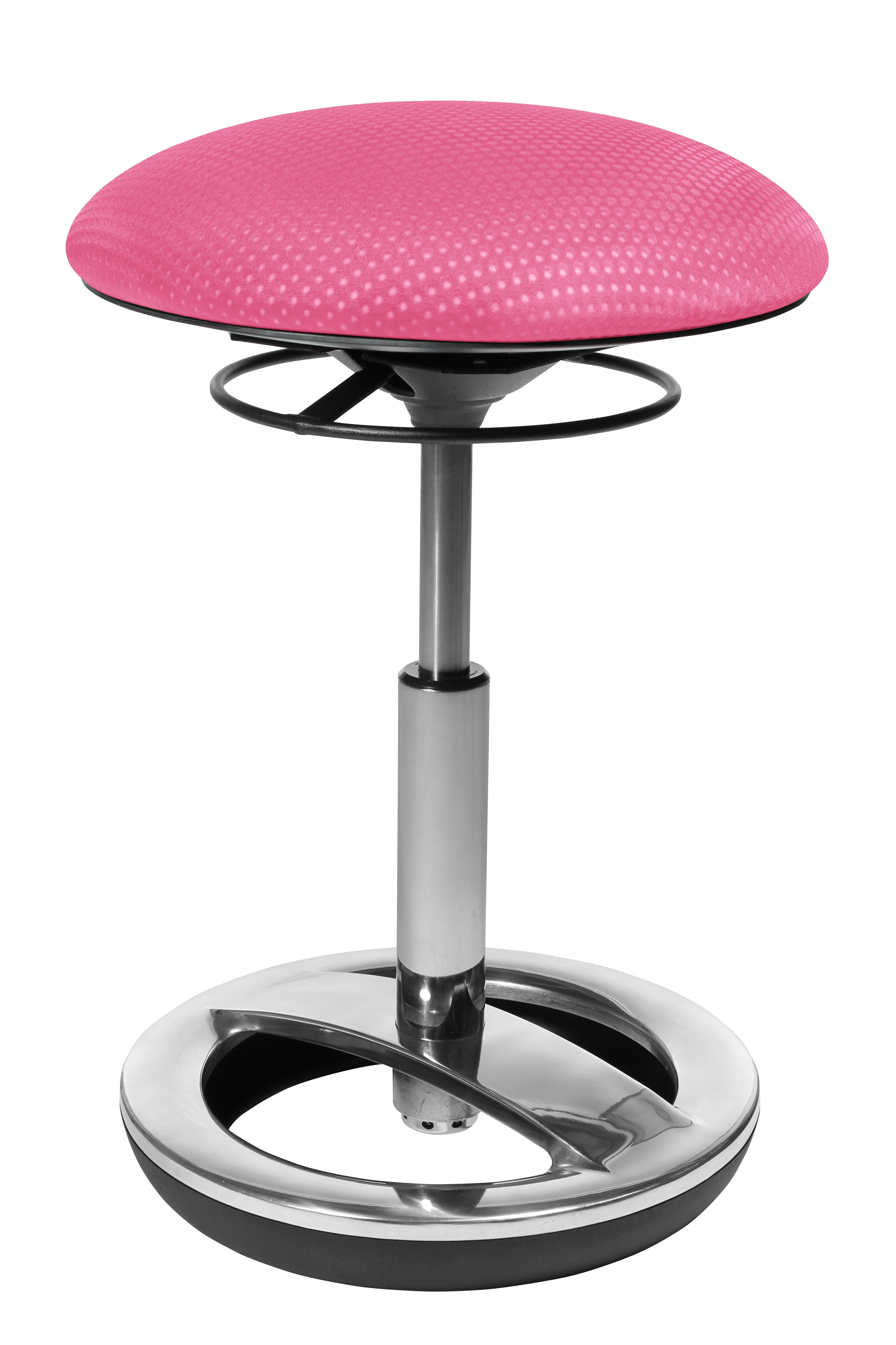 Bürohocker Topstar Sitness Bob poliert rosa