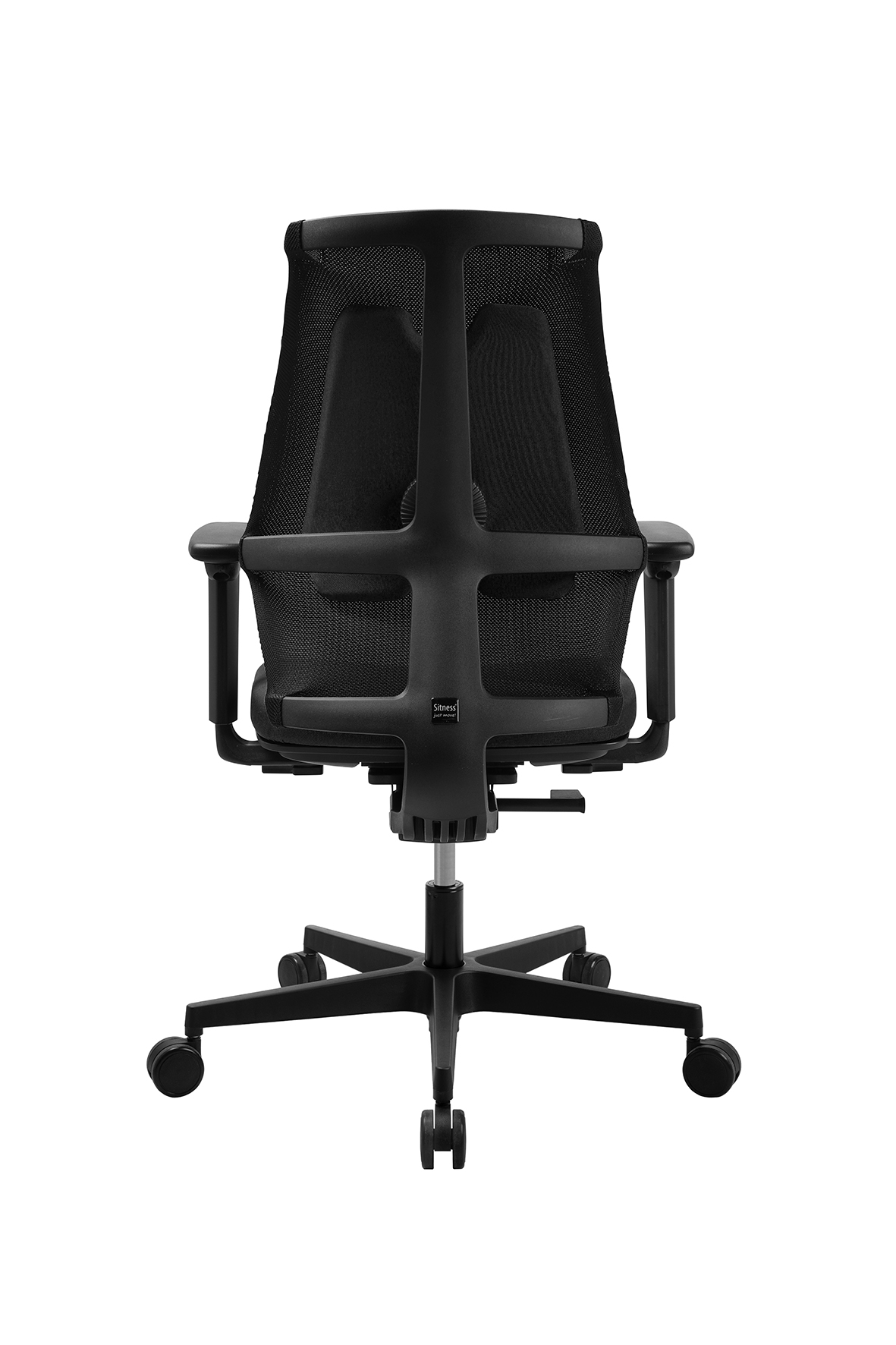 Bürostuhl Topstar Sitness X Back, schwarz-schwarz, Fußkreuz schwarz