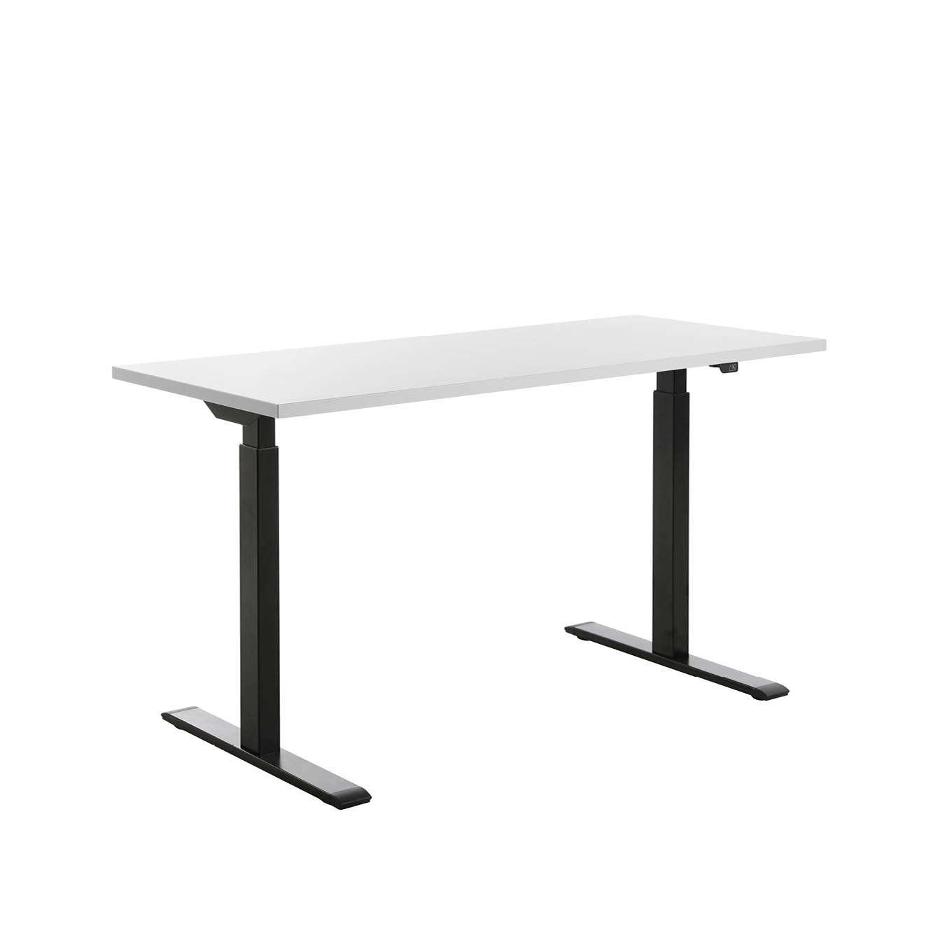 140 x 60 cm Schreibtisch Topstar Ergo E-Table höhenverstellbar - schwarz, weiss