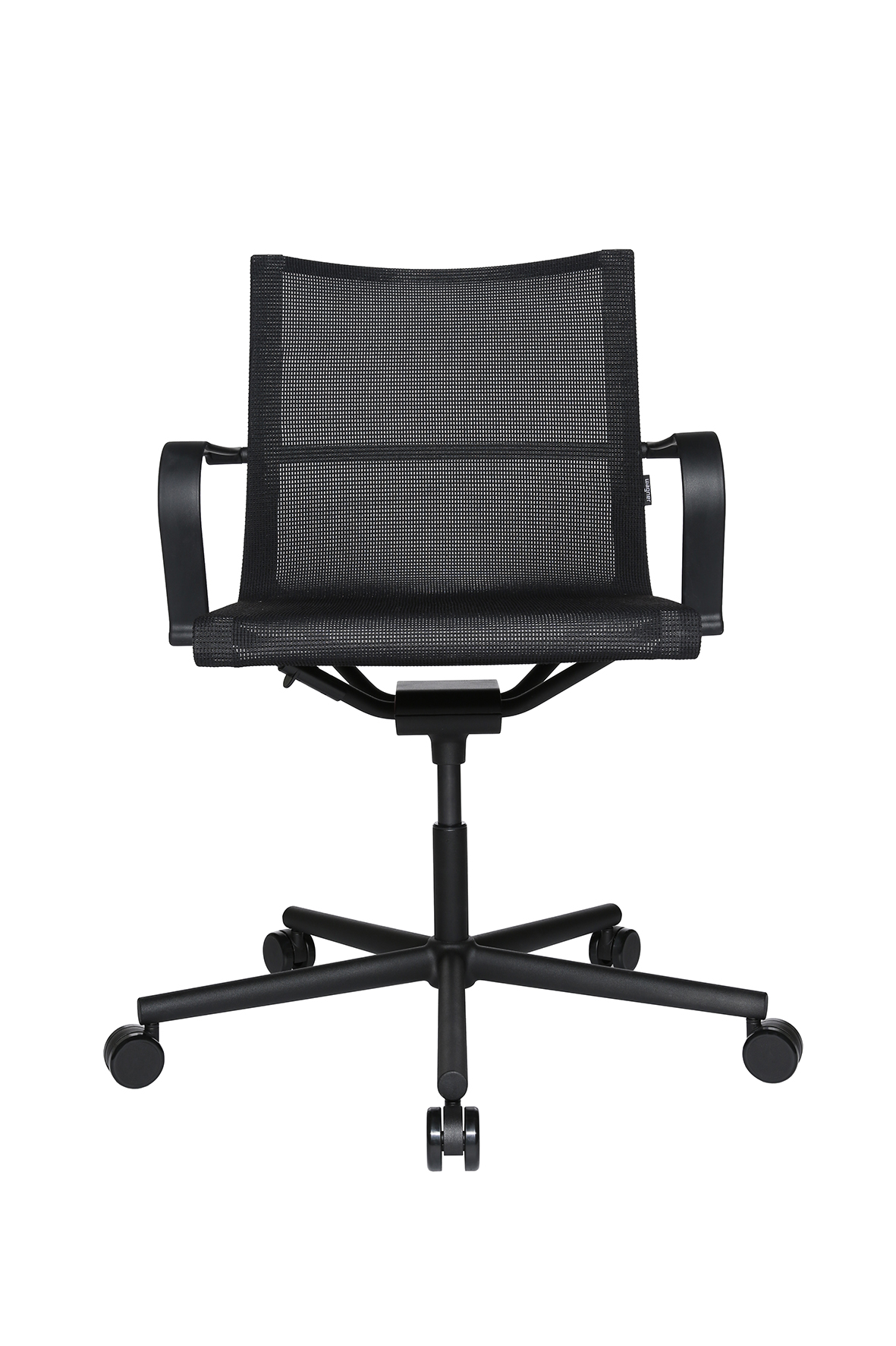 Bürostuhl Wagner D1 schwarz - mit Rollen und Armlehne