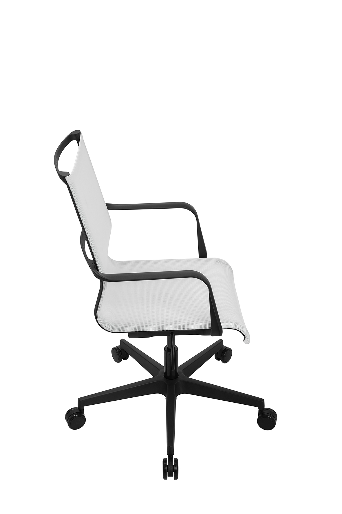 Living Chairs Monochroma mit Armlehnen schwarz/weiß