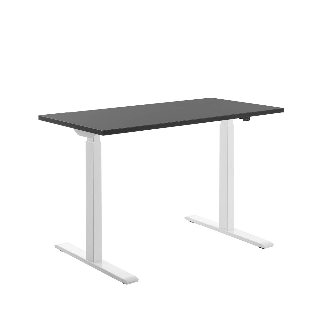 120 x 60 cm Schreibtisch Topstar Ergo E-Table höhenverstellbar - weiss, schwarz