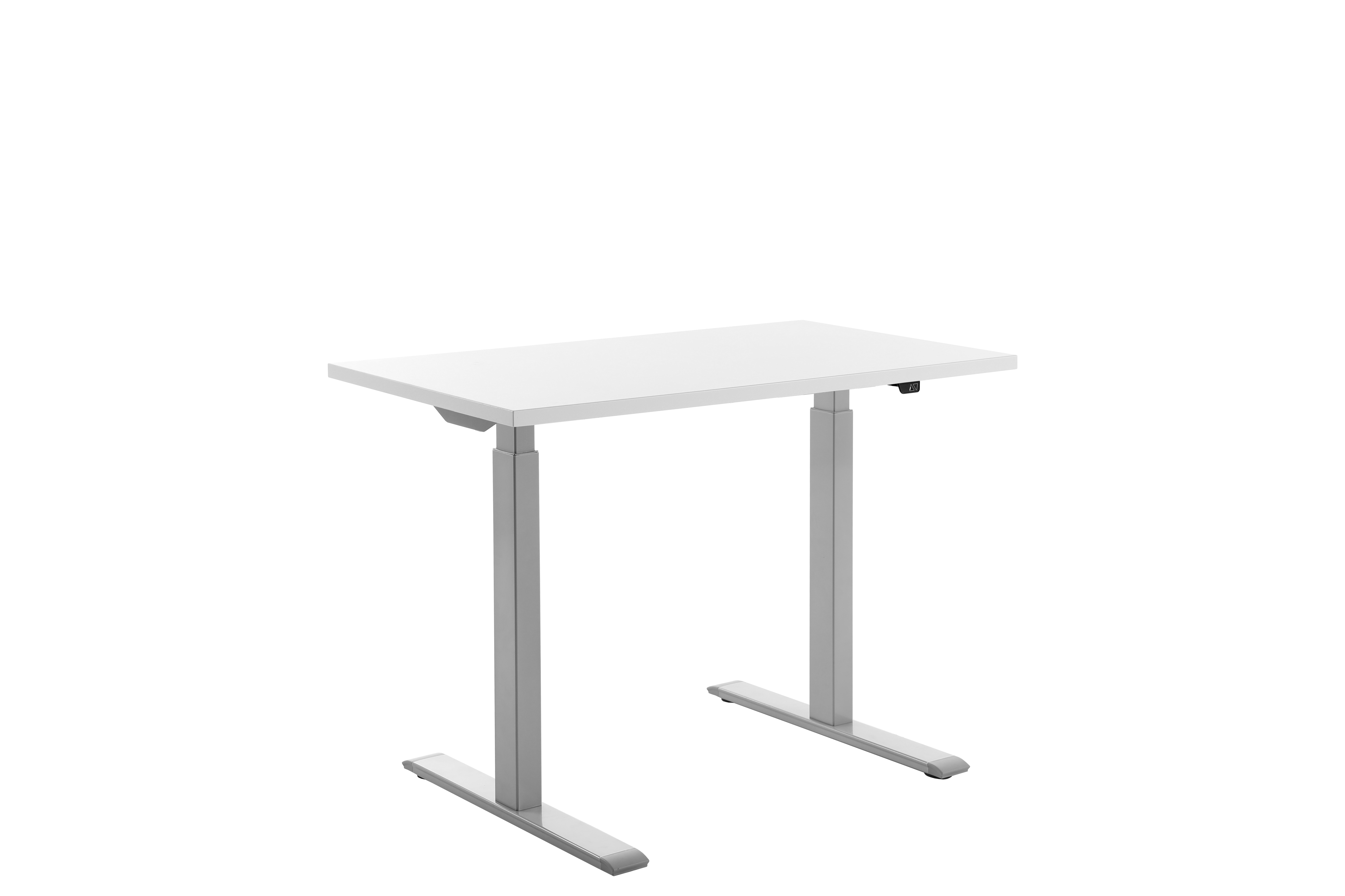 100 x 60 cm Schreibtisch Topstar Ergo E-Table höhenverstellbar - grau, weiss