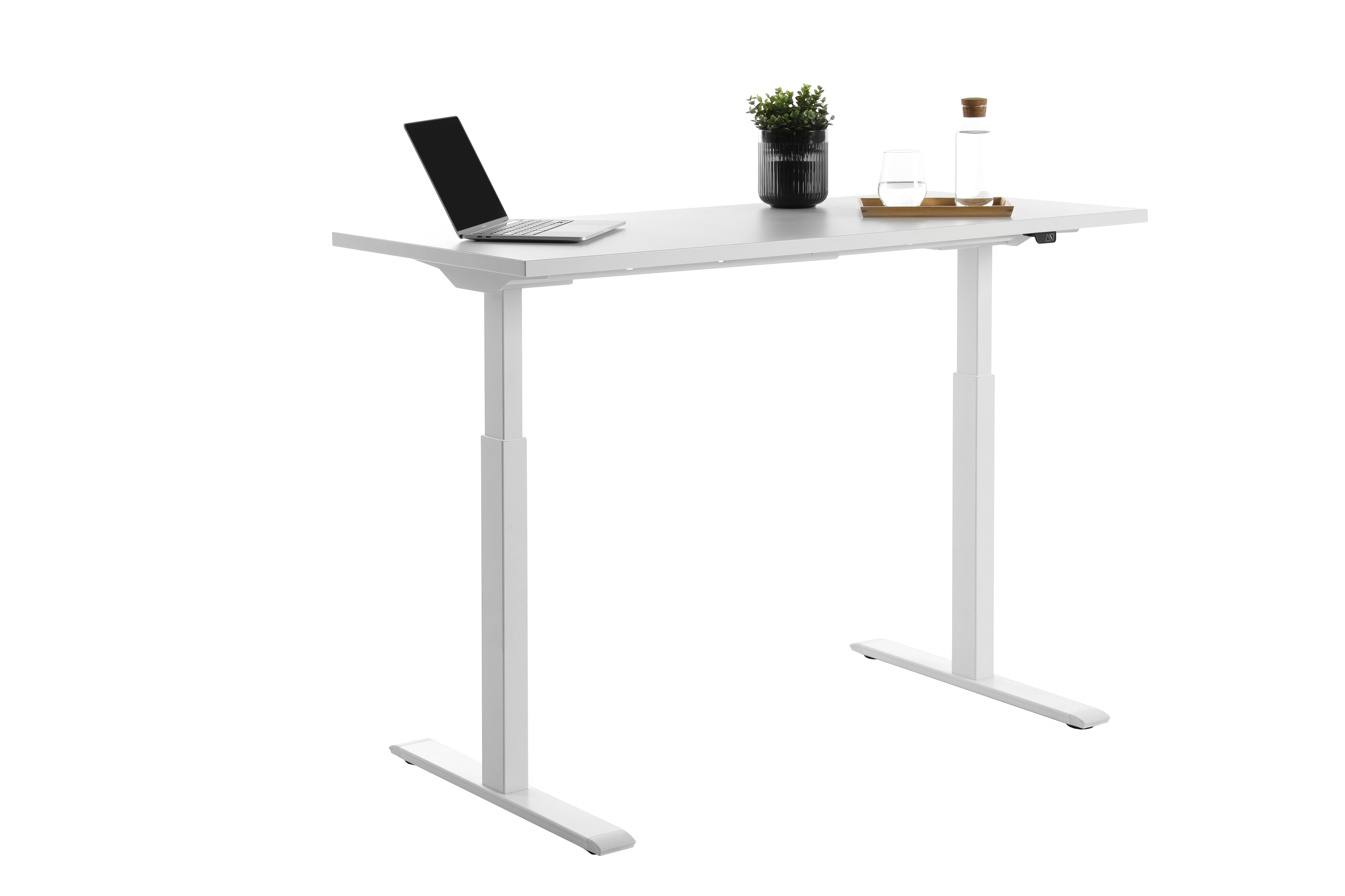 140 x 60 cm Schreibtisch Topstar Ergo E-Table höhenverstellbar - weiss, weiss