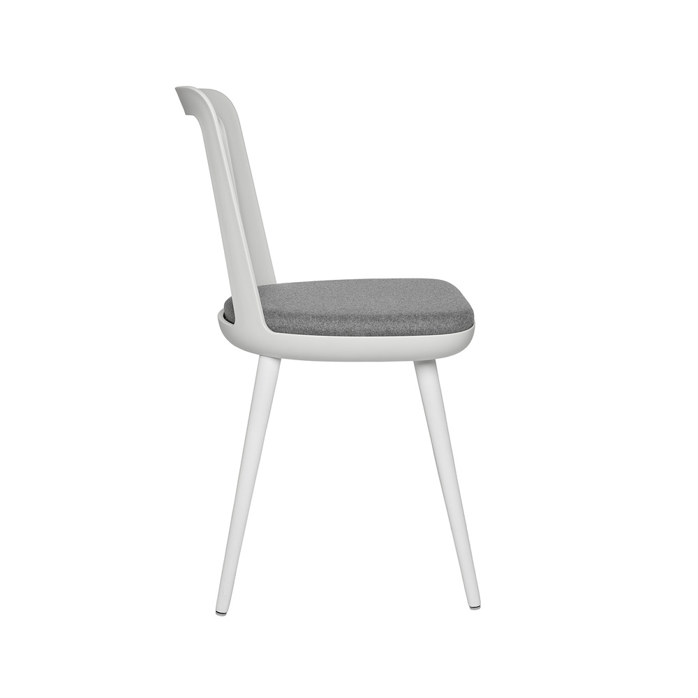 Esszimmerstuhl Wagner W-2020 Chair smokey white - grau (Stoff)