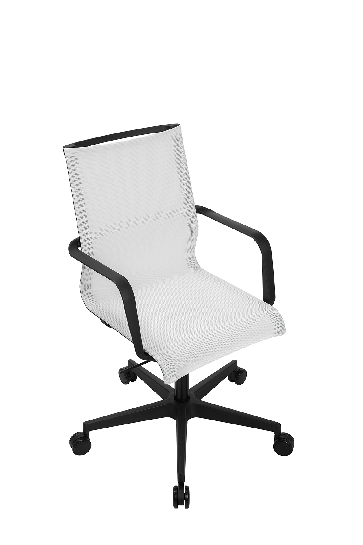 Living Chairs Monochroma mit Armlehnen schwarz/weiß