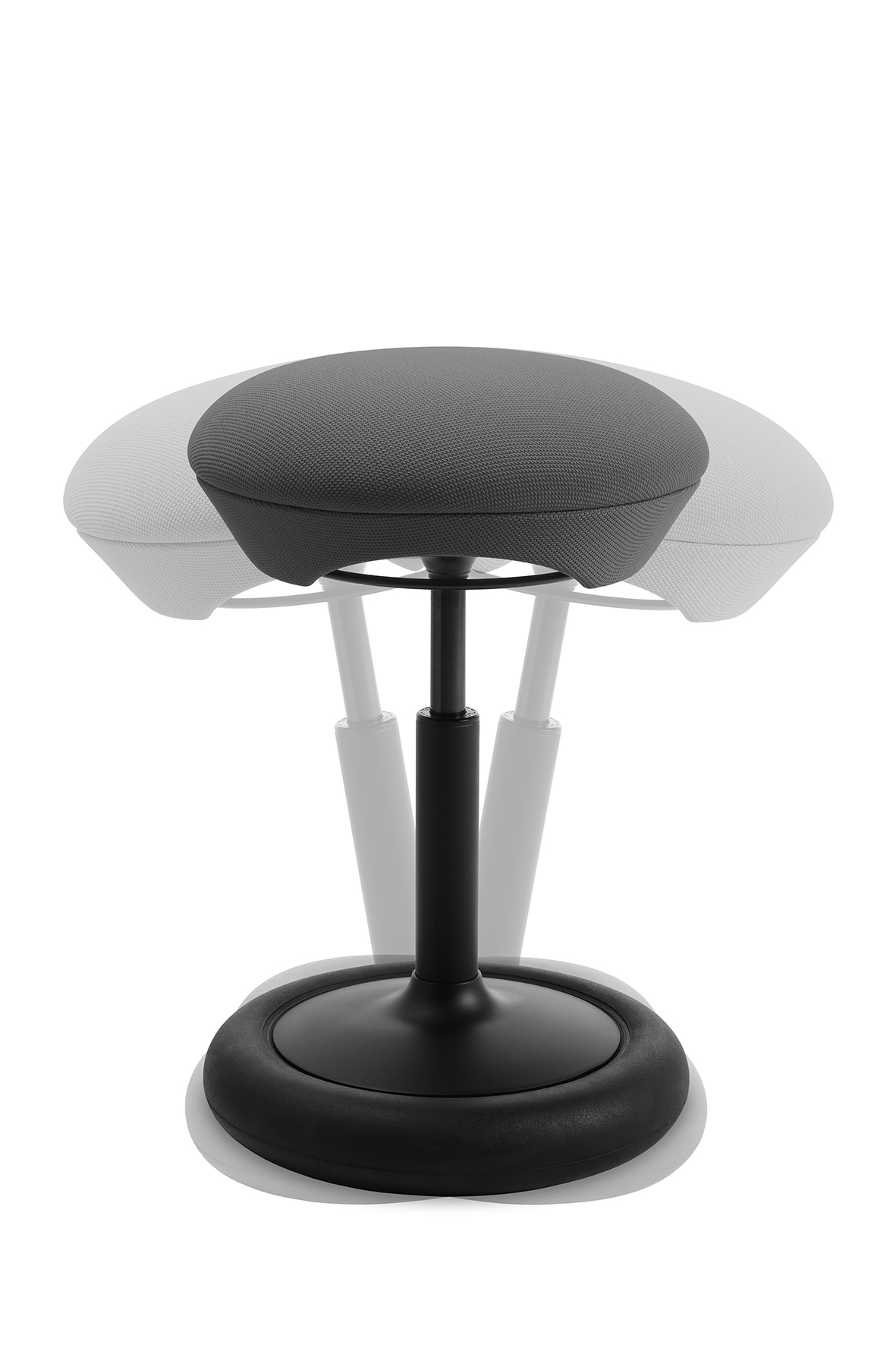 Bürohocker Topstar Airhop anthrazit (Stoff: HI12)