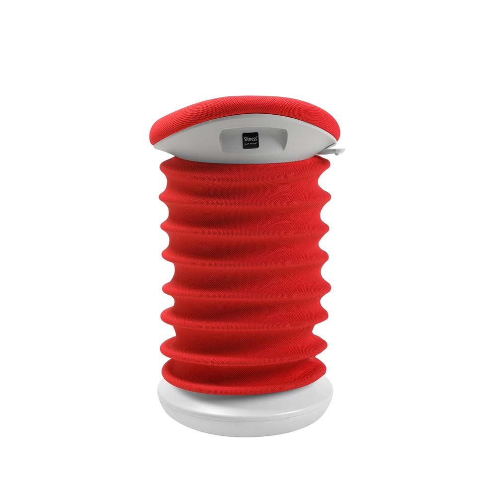 Lifestyle-Hocker Topstar Sitness 4D rot-weiss