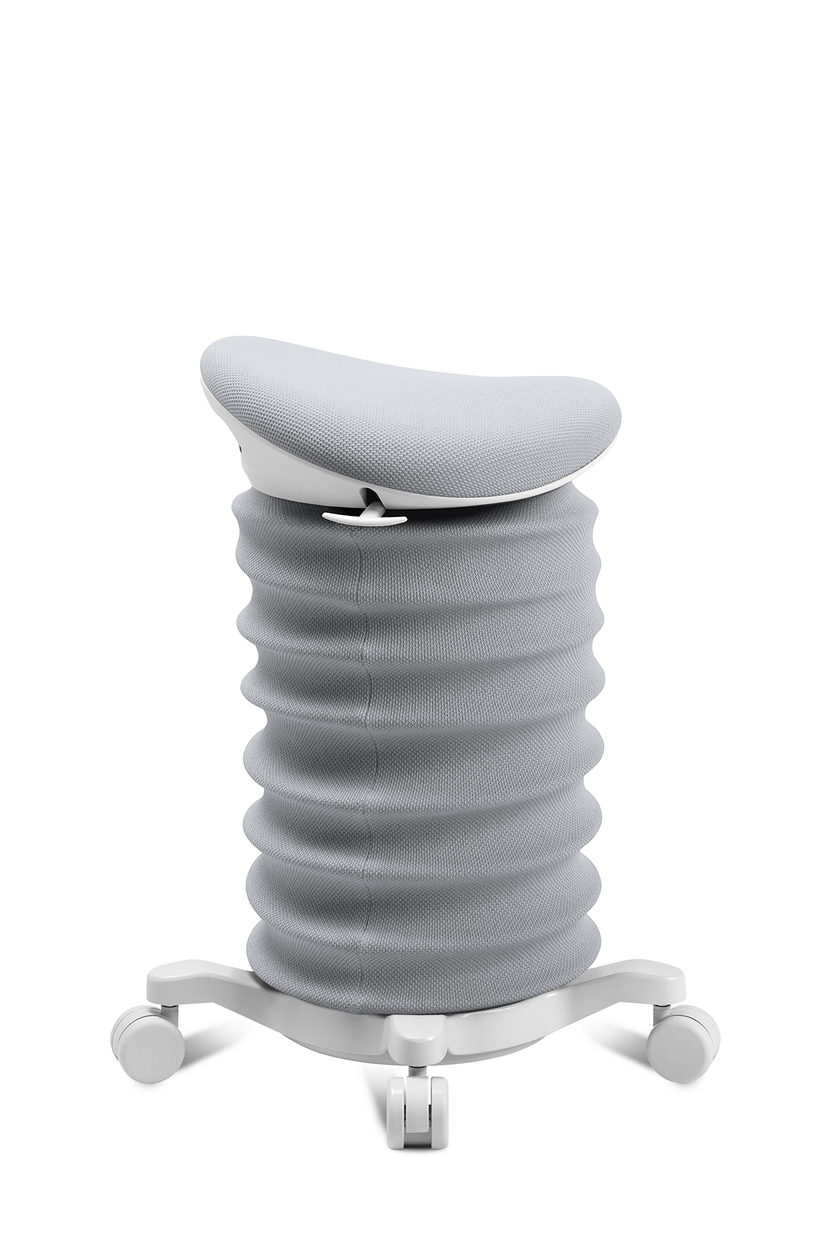 Lifestyle-Hocker Topstar Sitness 4D (mit Rollen) grau-weiss