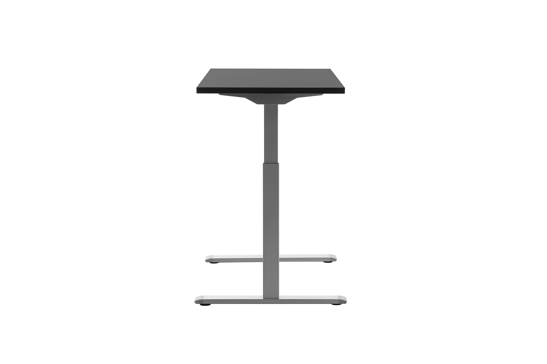 100 x 60 cm Schreibtisch Topstar Ergo E-Table höhenverstellbar - grau, schwarz