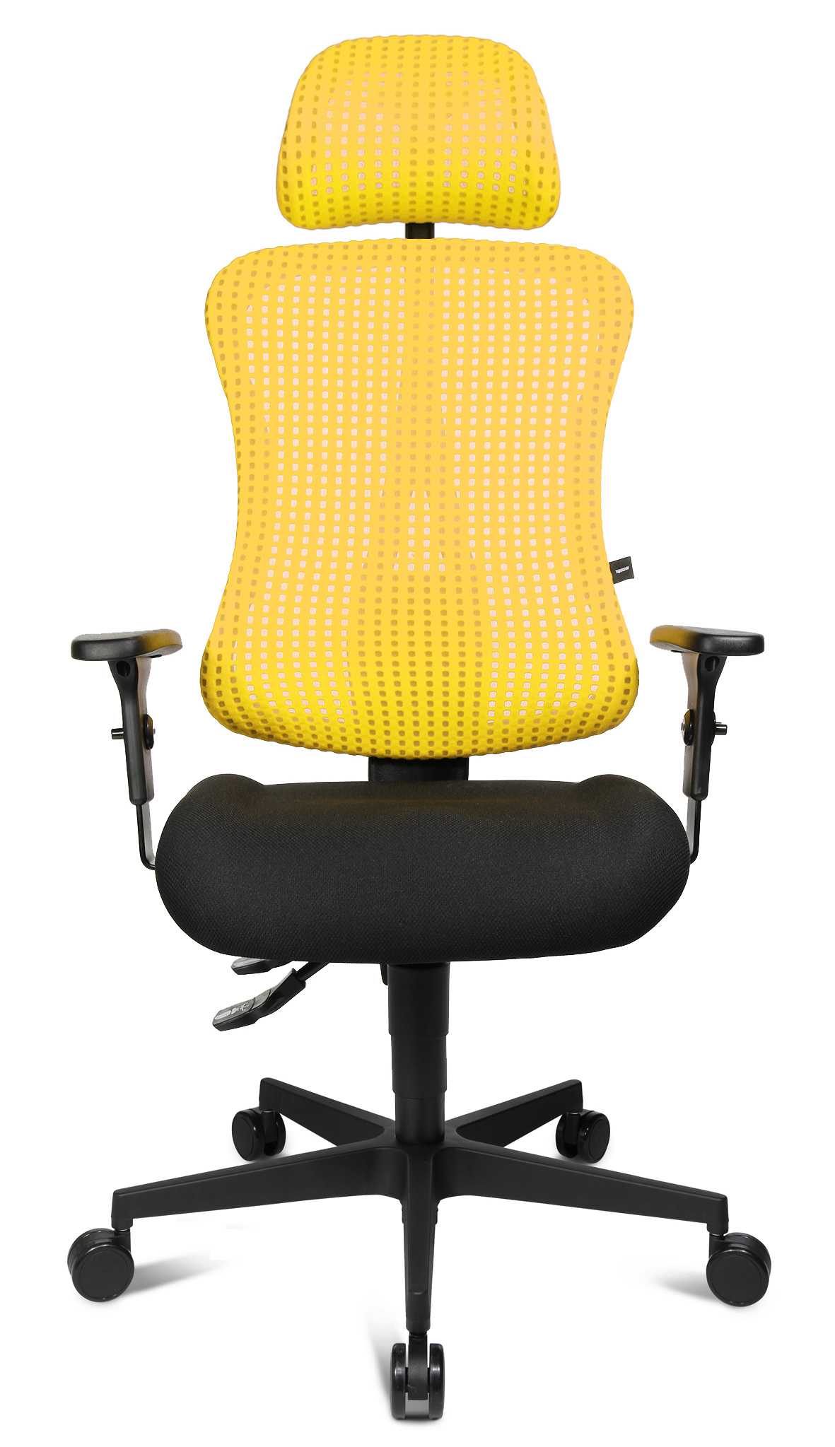 Bürostuhl Topstar Sitness 90 mit Kopfstütze gelb