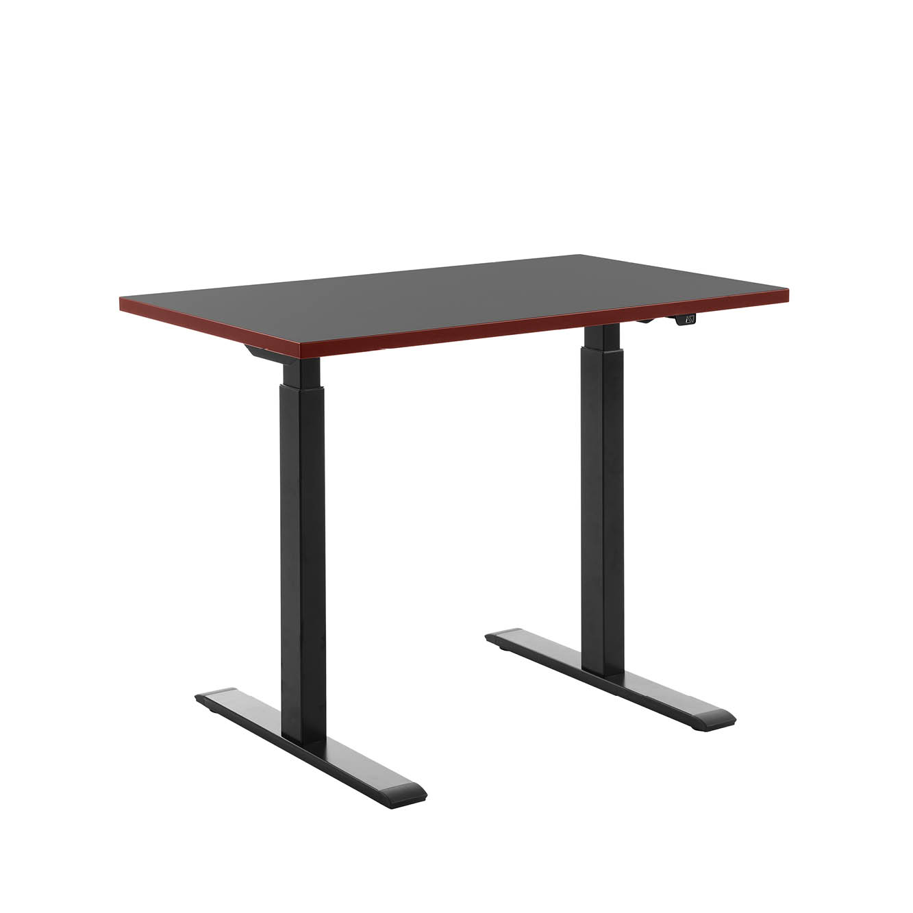 Schreibtisch Topstar Ergo E-Table höhenverstellbar 100 x 60 cm - schwarz, schwarz-rot