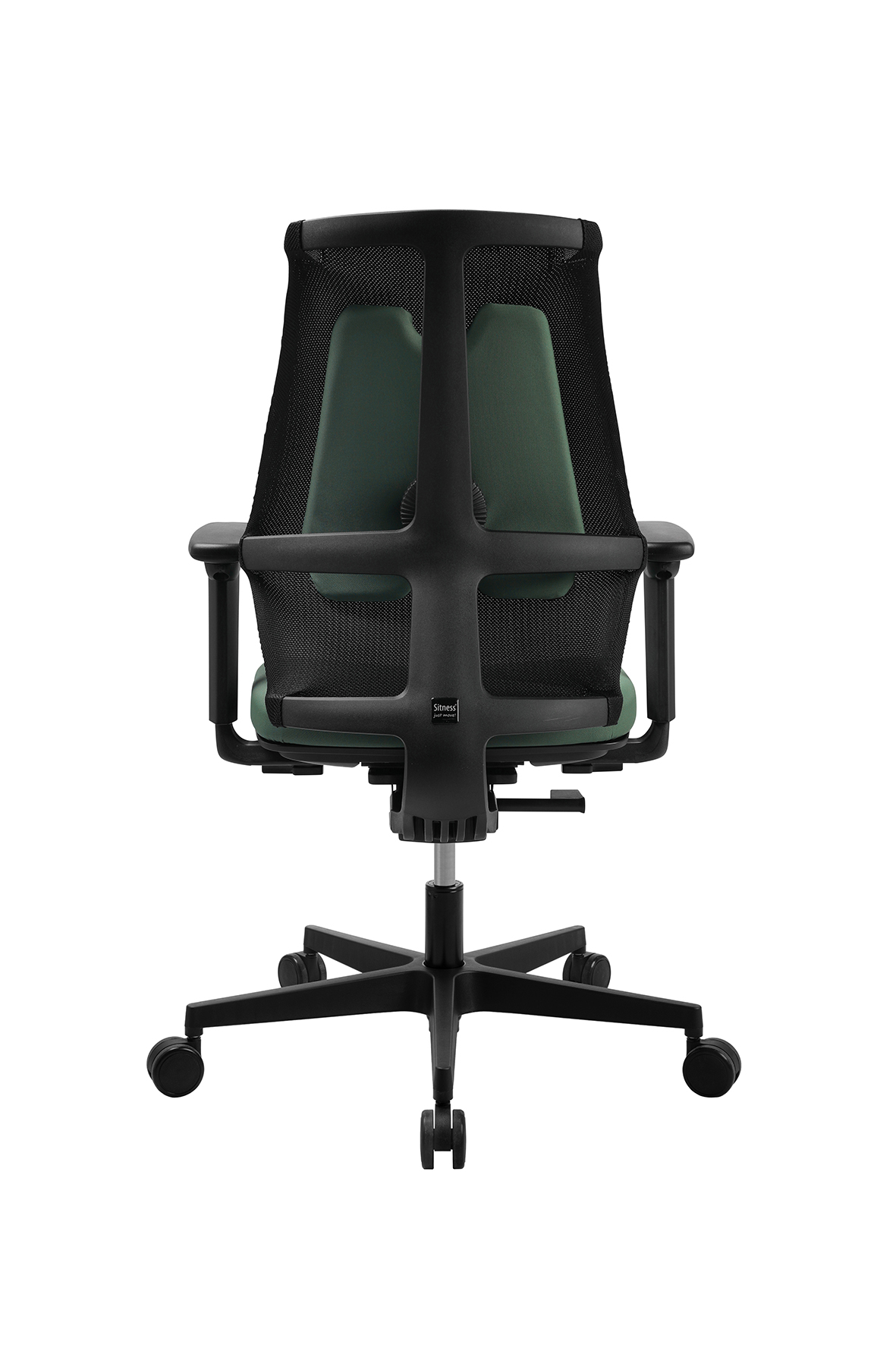 Bürostuhl Topstar Sitness X Back, grün-schwarz, Fußkreuz schwarz