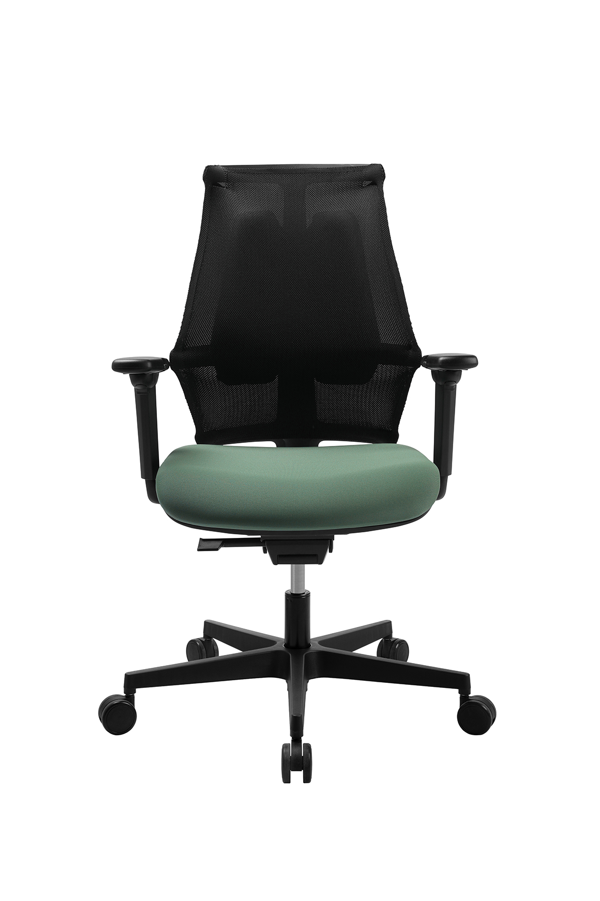 Bürostuhl Topstar Sitness X Back, grün-schwarz, Fußkreuz schwarz