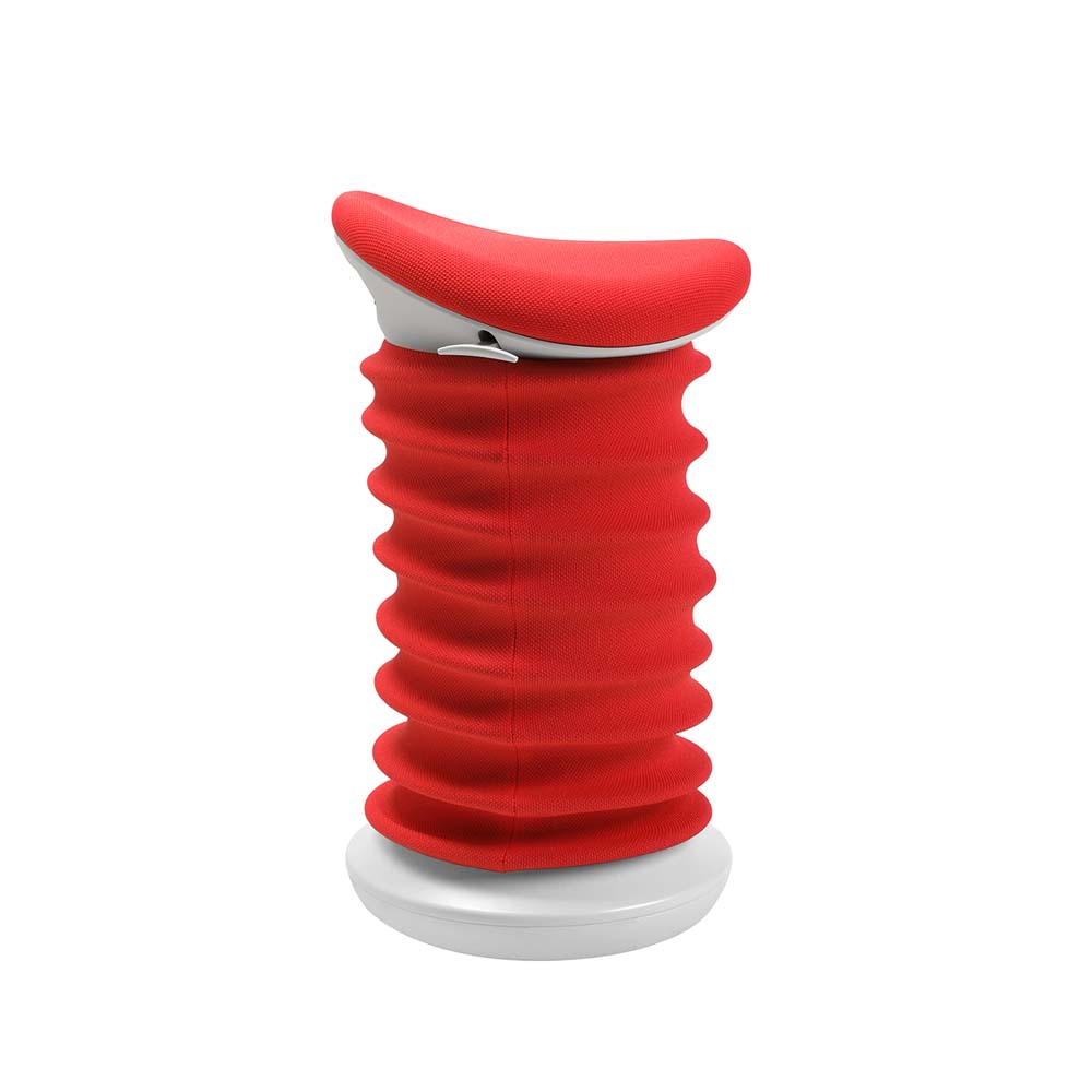 Lifestyle-Hocker Topstar Sitness 4D rot-weiss
