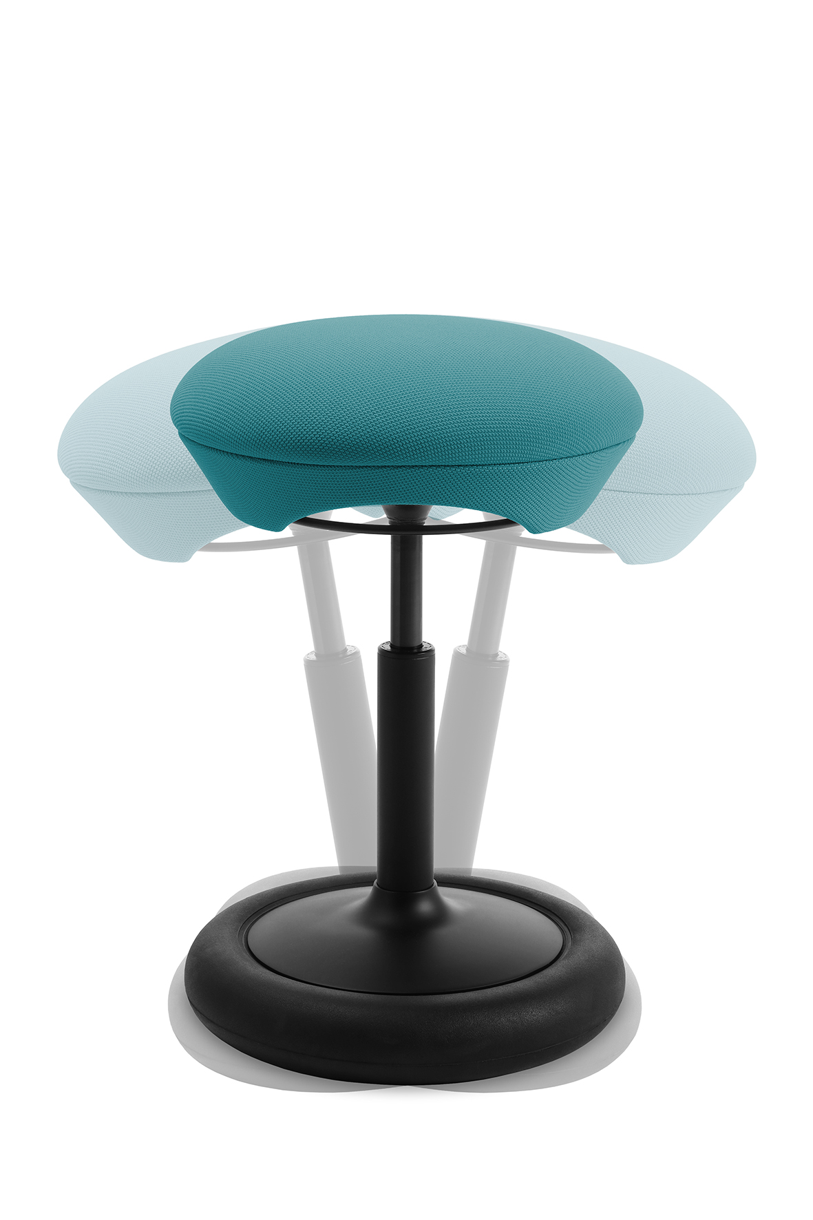Bürohocker Topstar Airhop light petrol (Stoff: HI5)