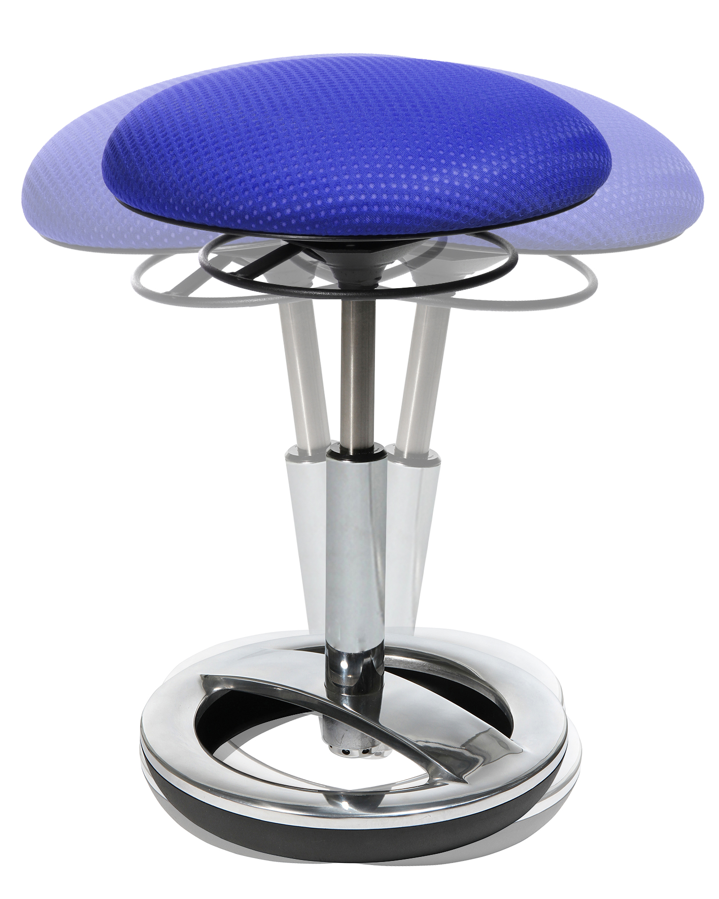 Bürohocker Topstar Sitness Bob poliert blau
