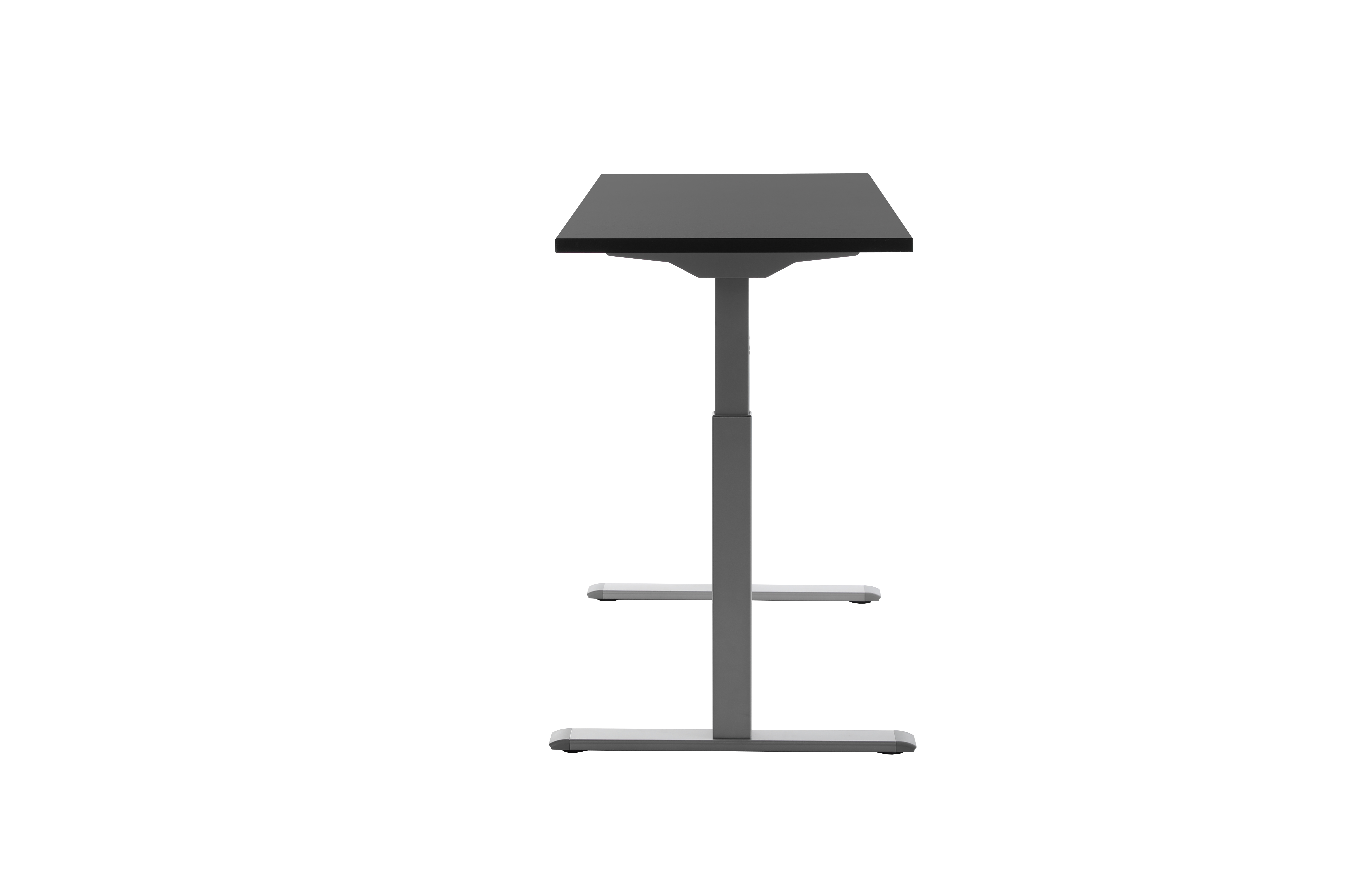 140 x 60 cm Schreibtisch Topstar Ergo E-Table höhenverstellbar - grau, schwarz