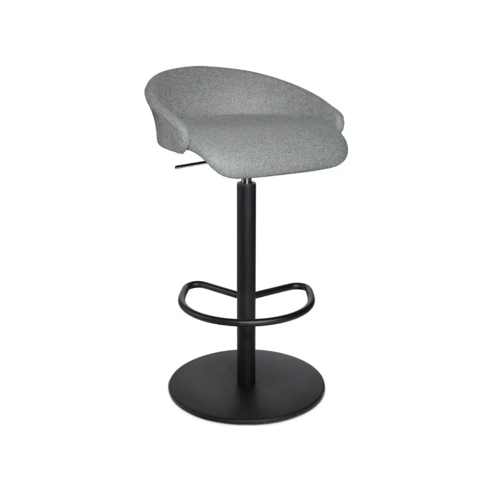 Barhocker Sitness Urban Monaco 7.6 - matt schwarz - grau